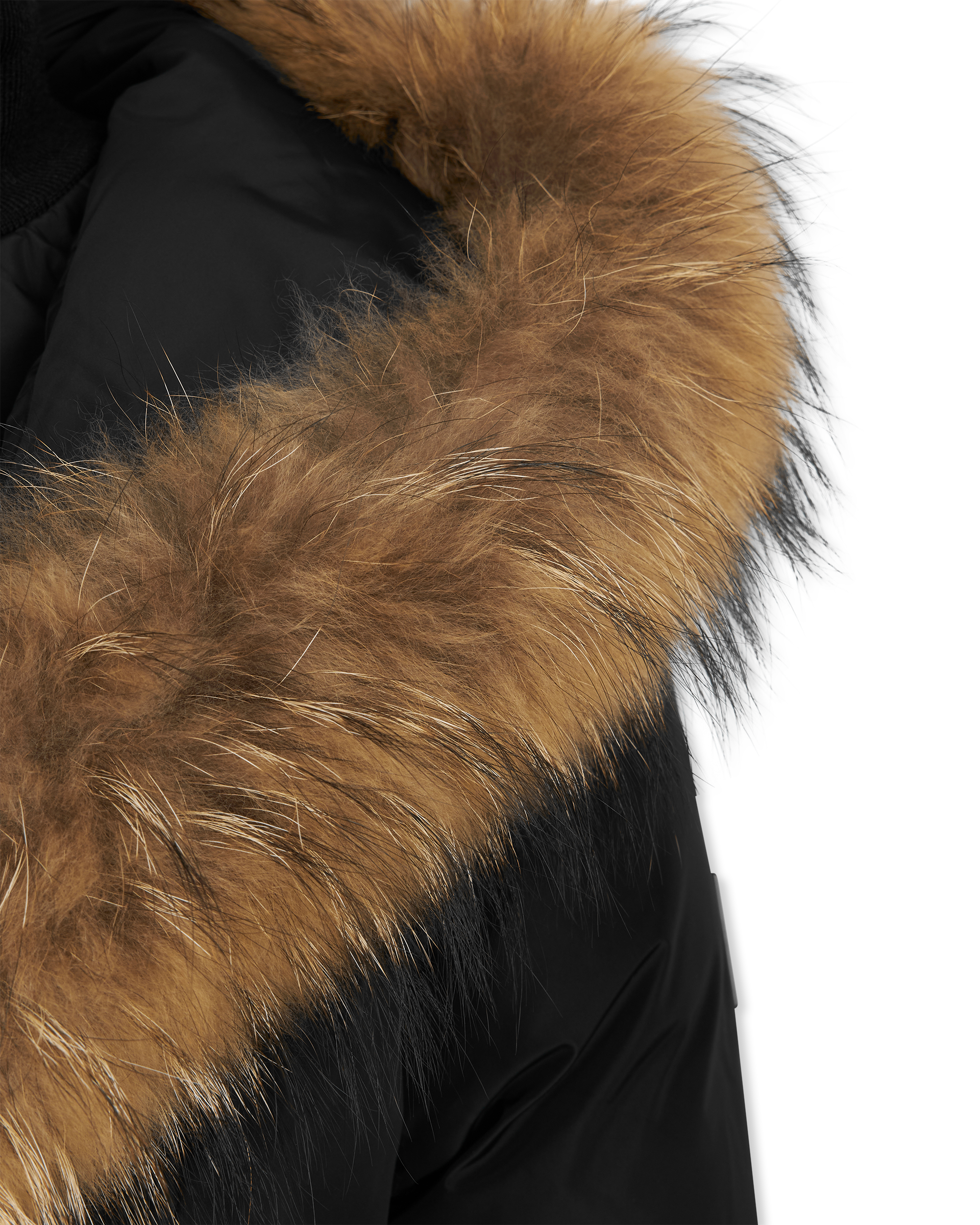 Kay-F Down Coat With Fur Collar