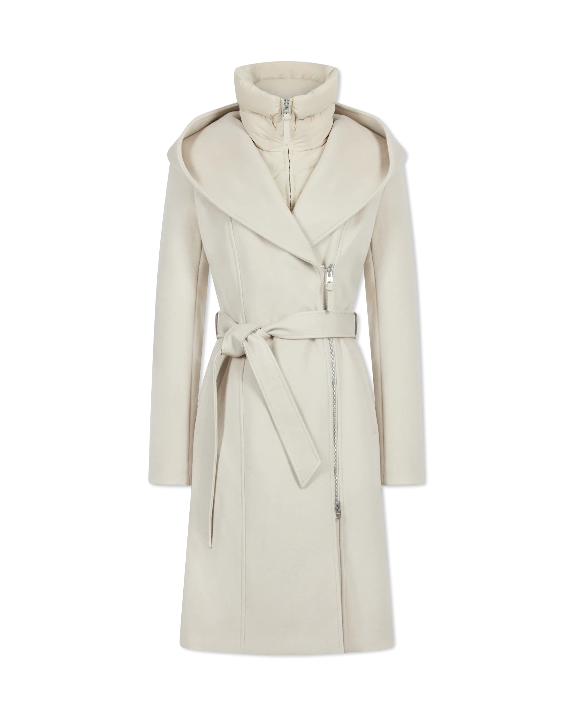 Shia 2-in-1 Double-Face Wool Coat - DIHSAN