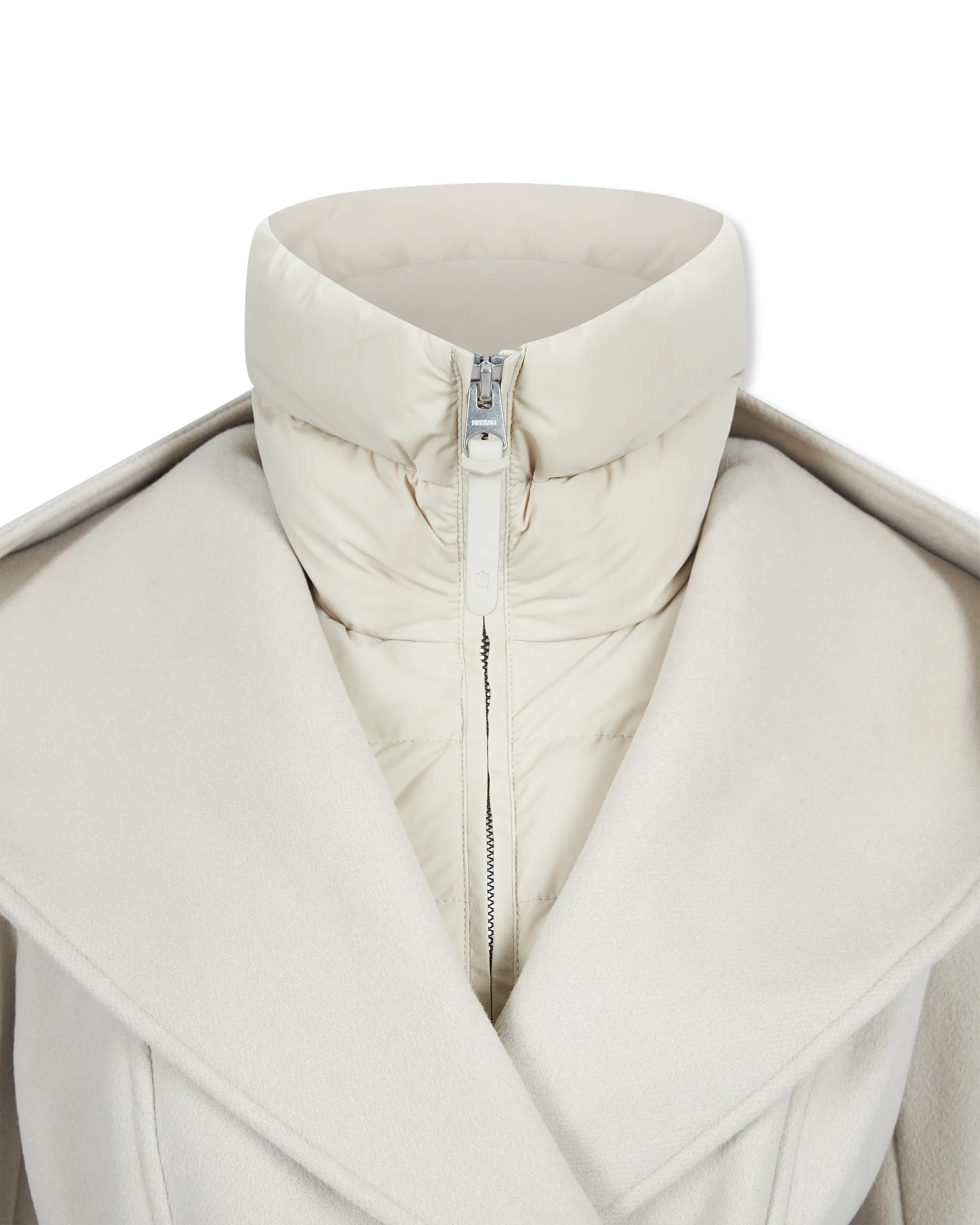 Shia 2-in-1 Double-Face Wool Coat - DIHSAN