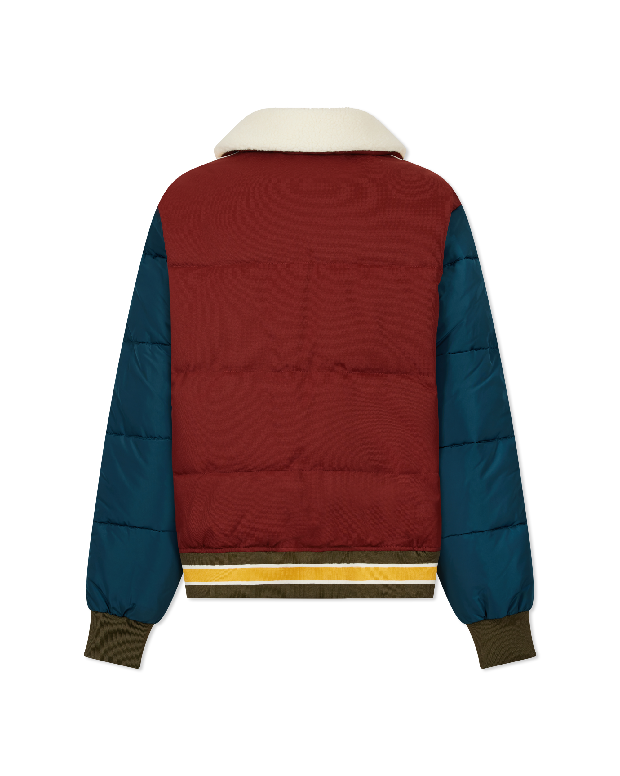 Kive Quilted Aviator Puffer Jacket