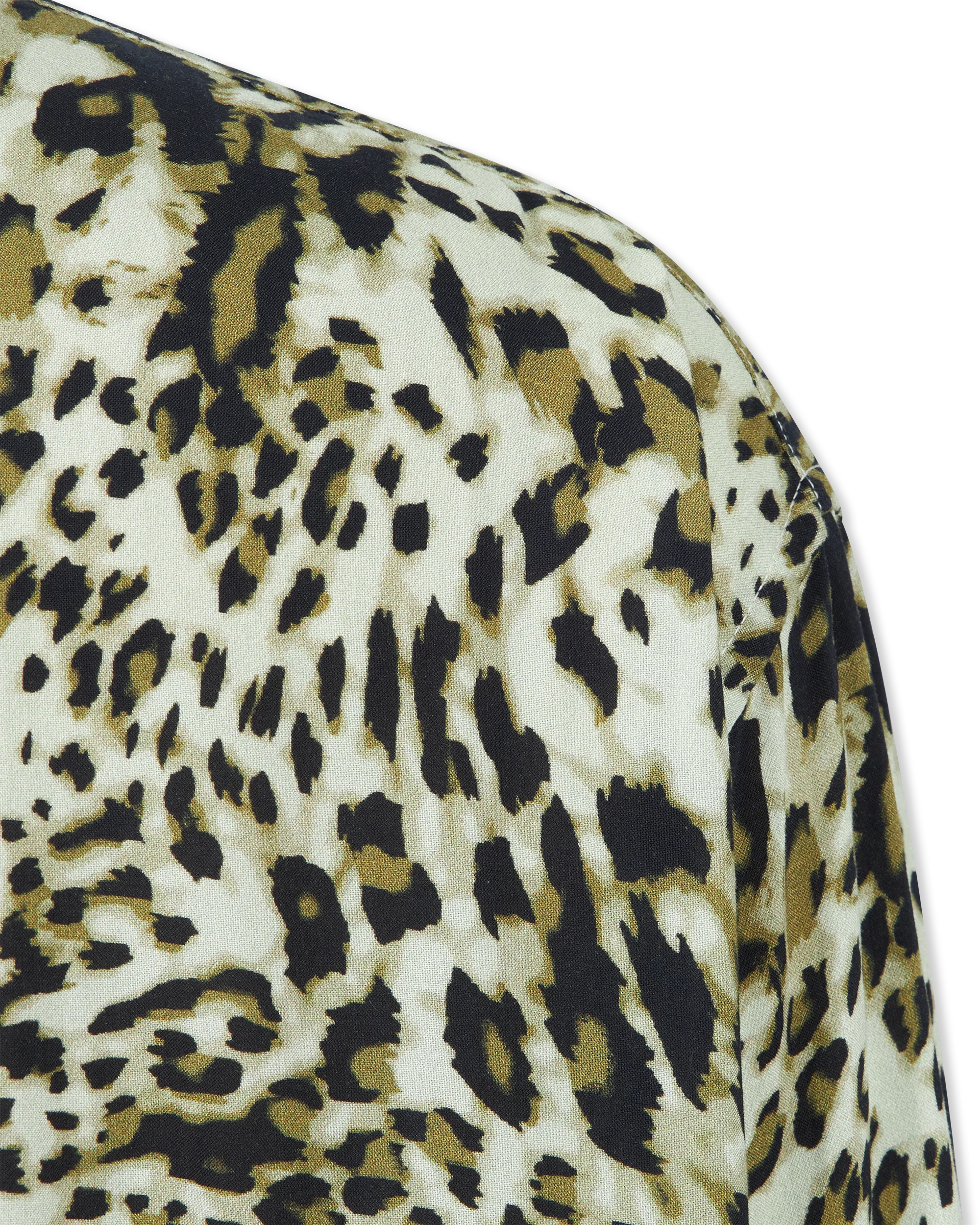 Rodney Leopard Printed Long Sleeve Shirt