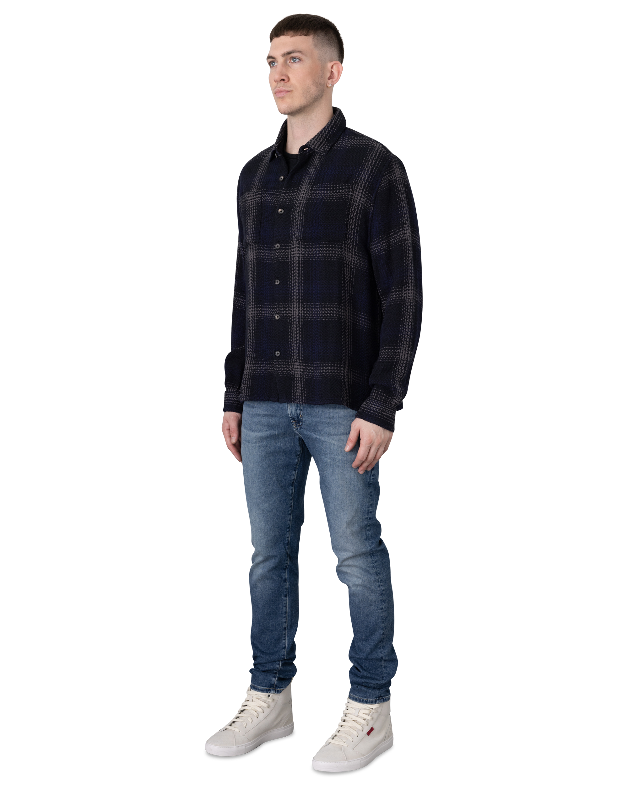 Cole Large Plaid Printed Shirt