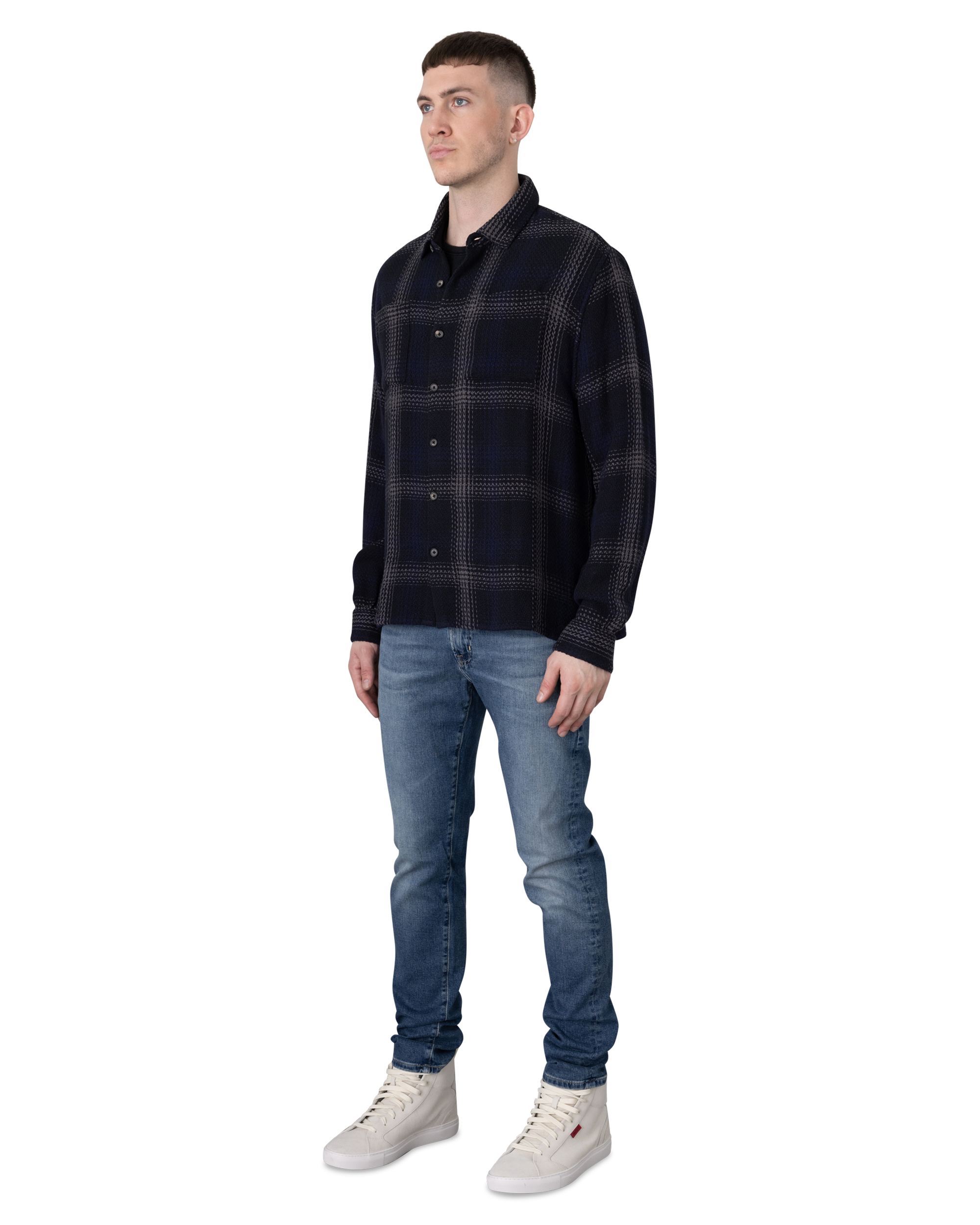 Cole Large Plaid Printed Shirt