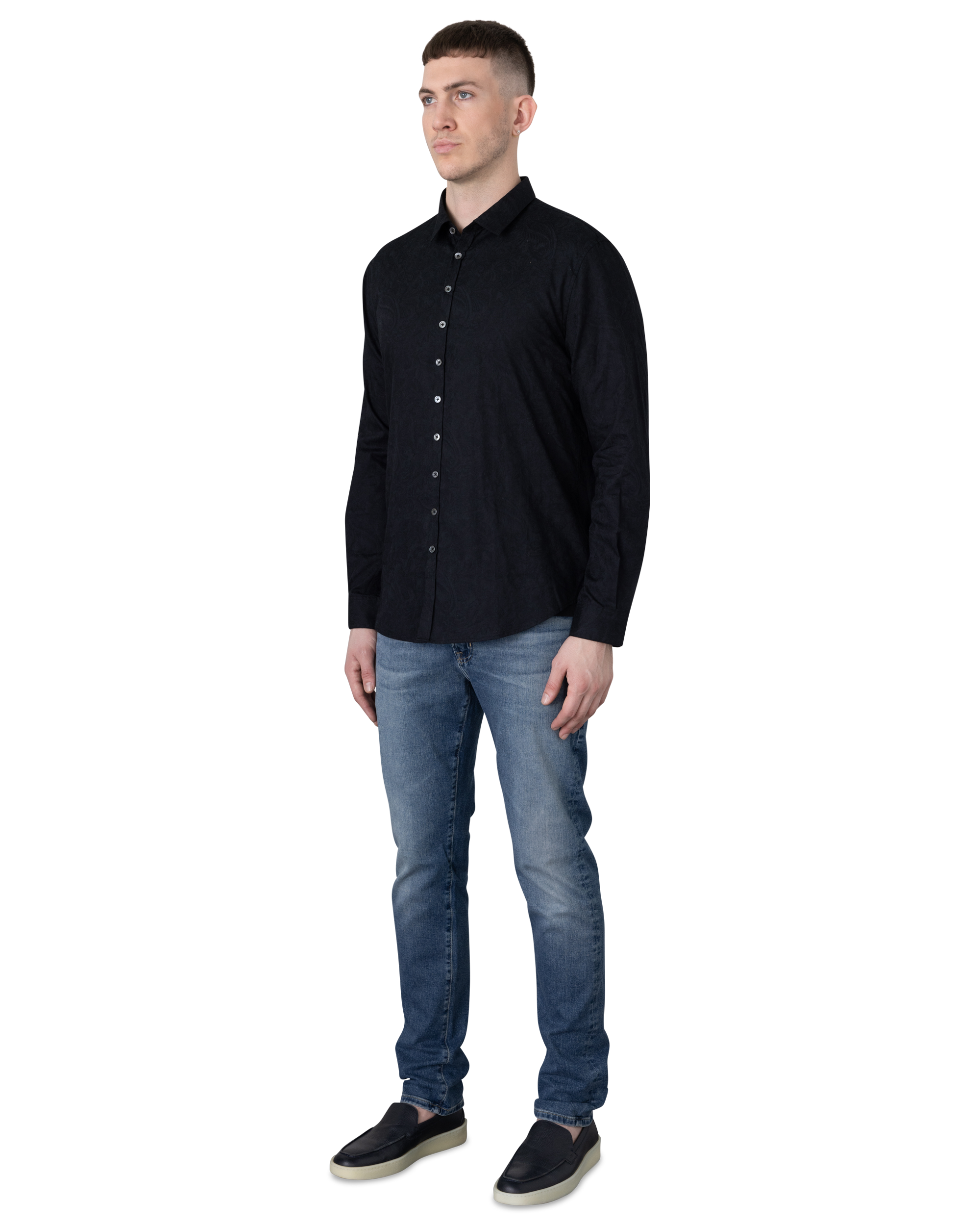 Bucks Multi Button Slim Fit Shirt