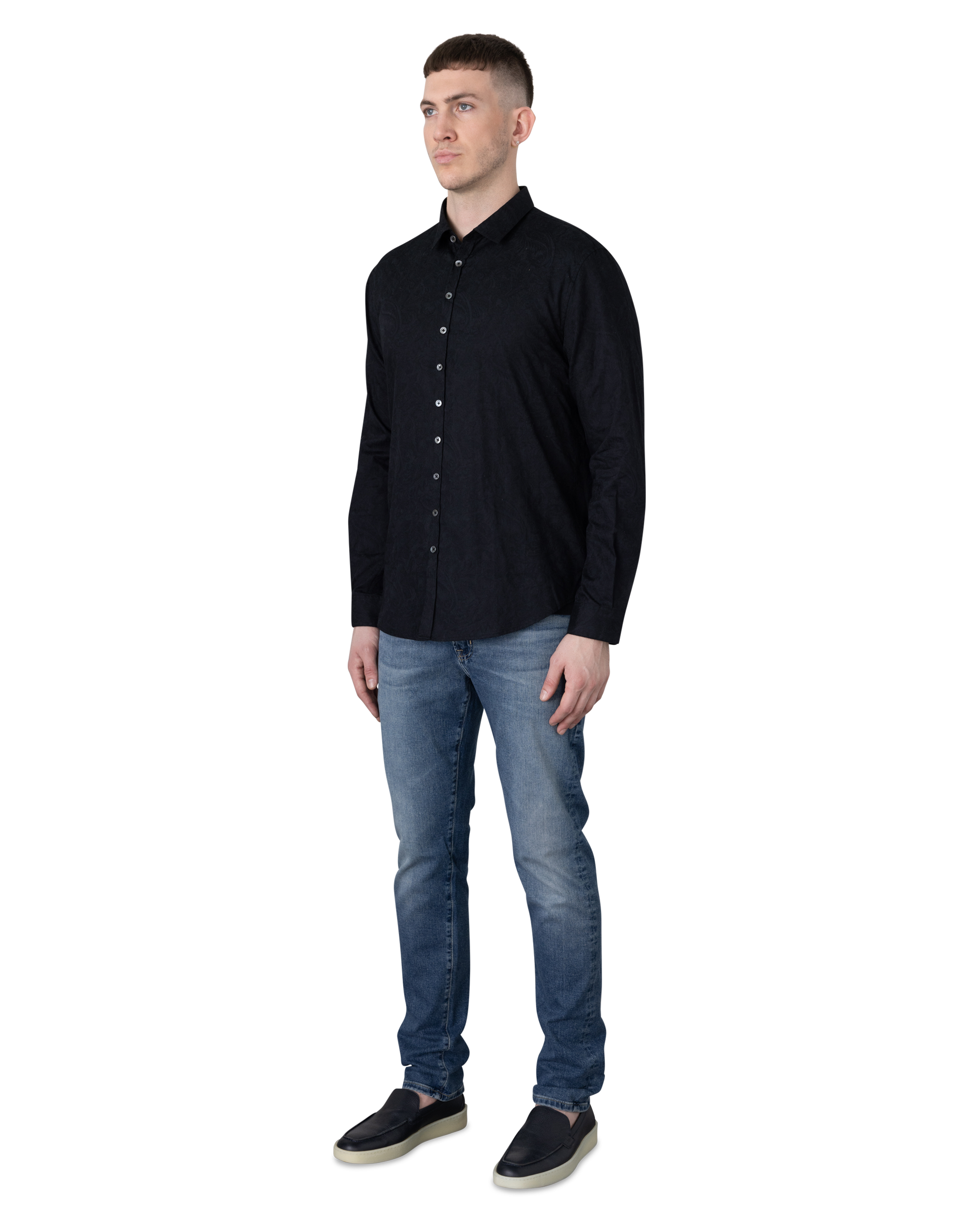 Bucks Multi Button Slim Fit Shirt