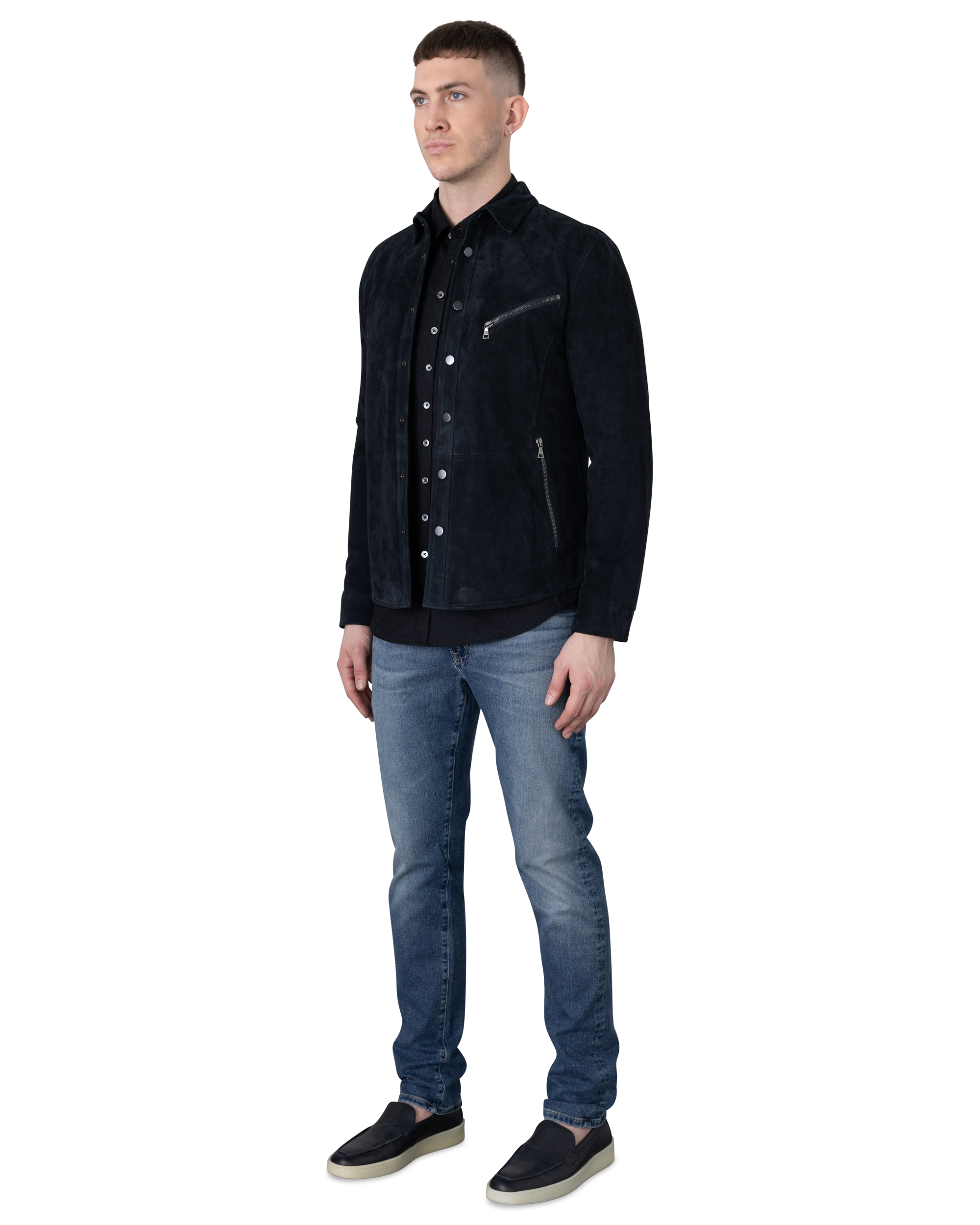 Kadd Suede Shirt Jacket