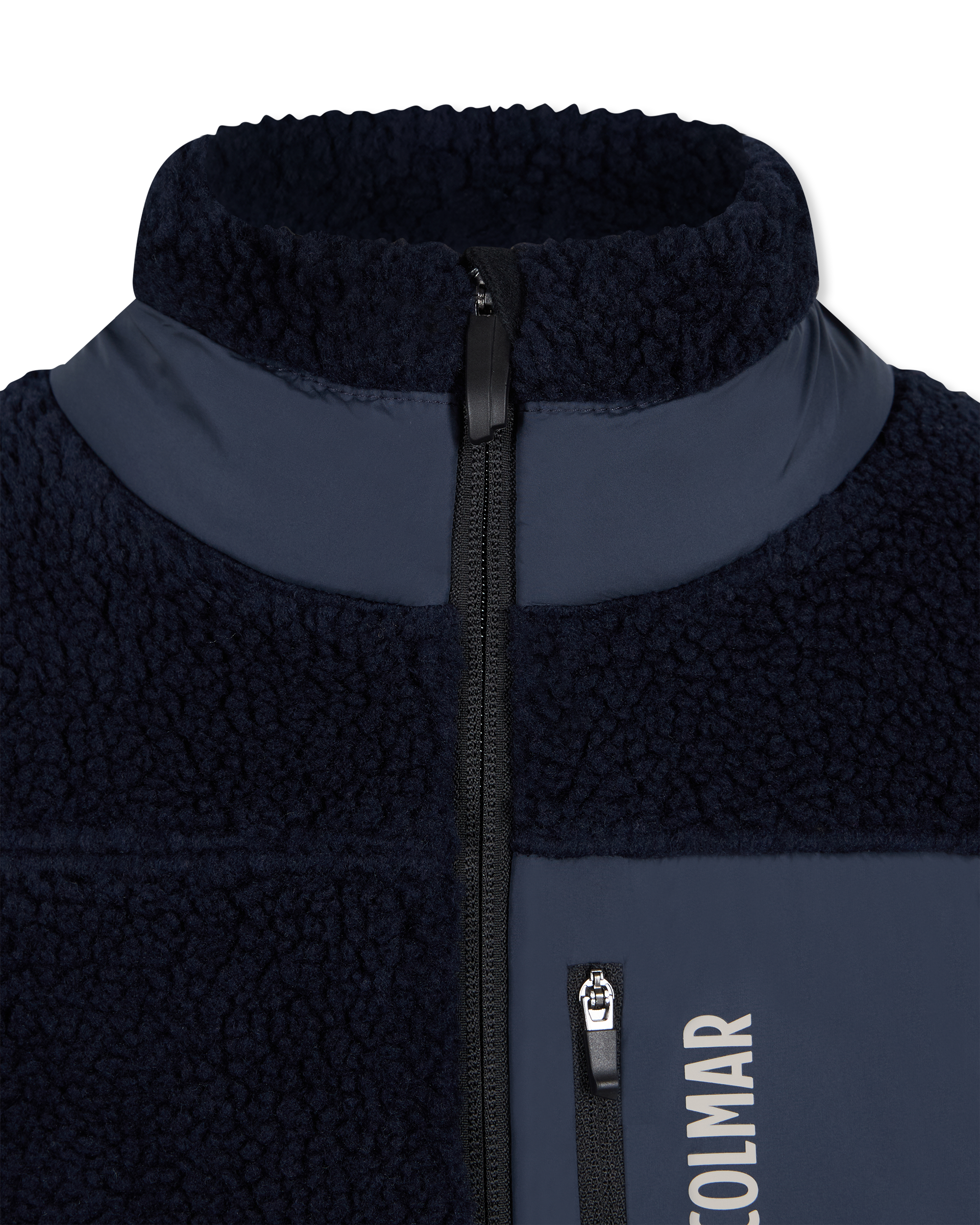 Sherpa Knit Zip-Up Sweatshirt