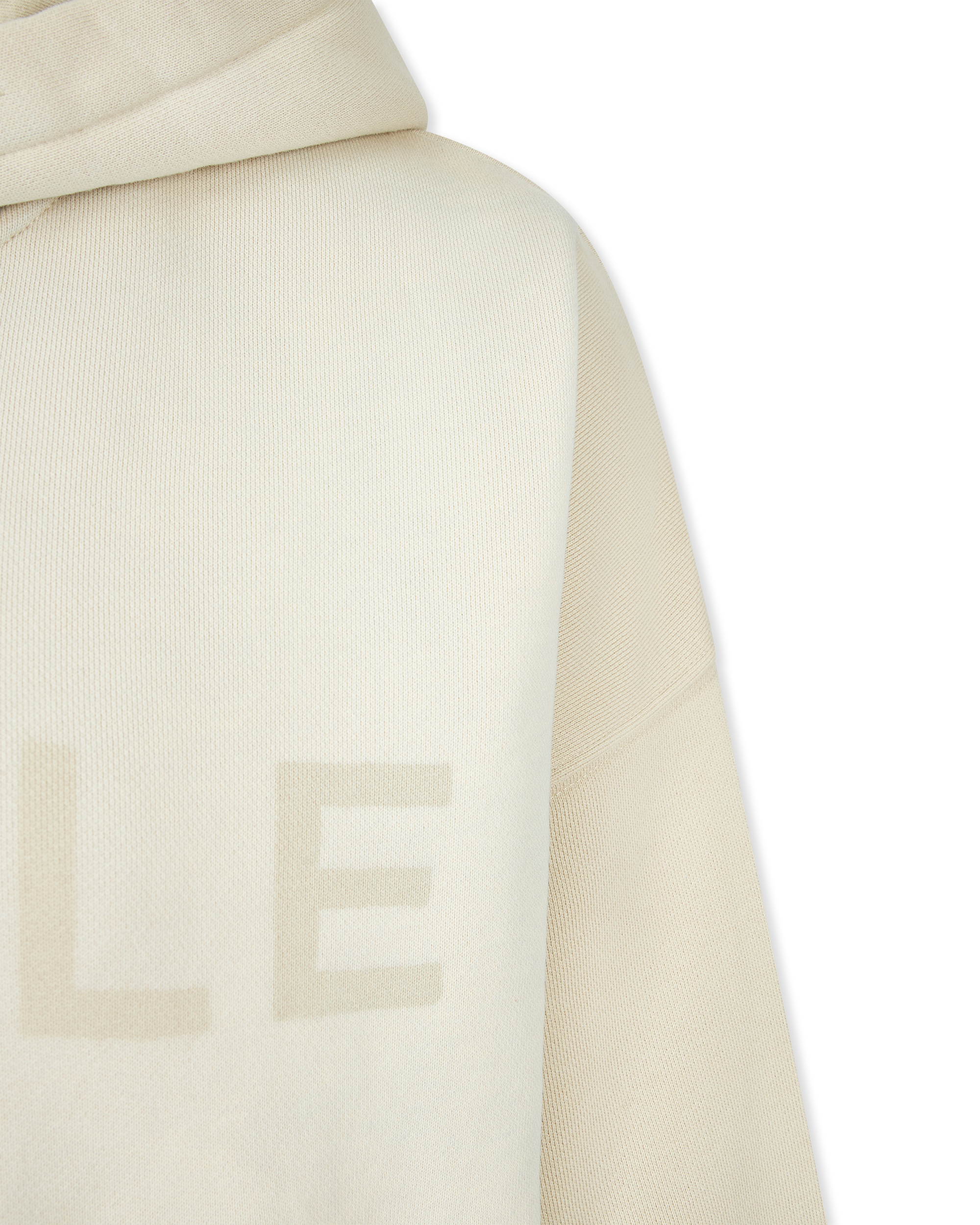 Heavyweight Fleece Raw Hem Hoodie - DIHSAN