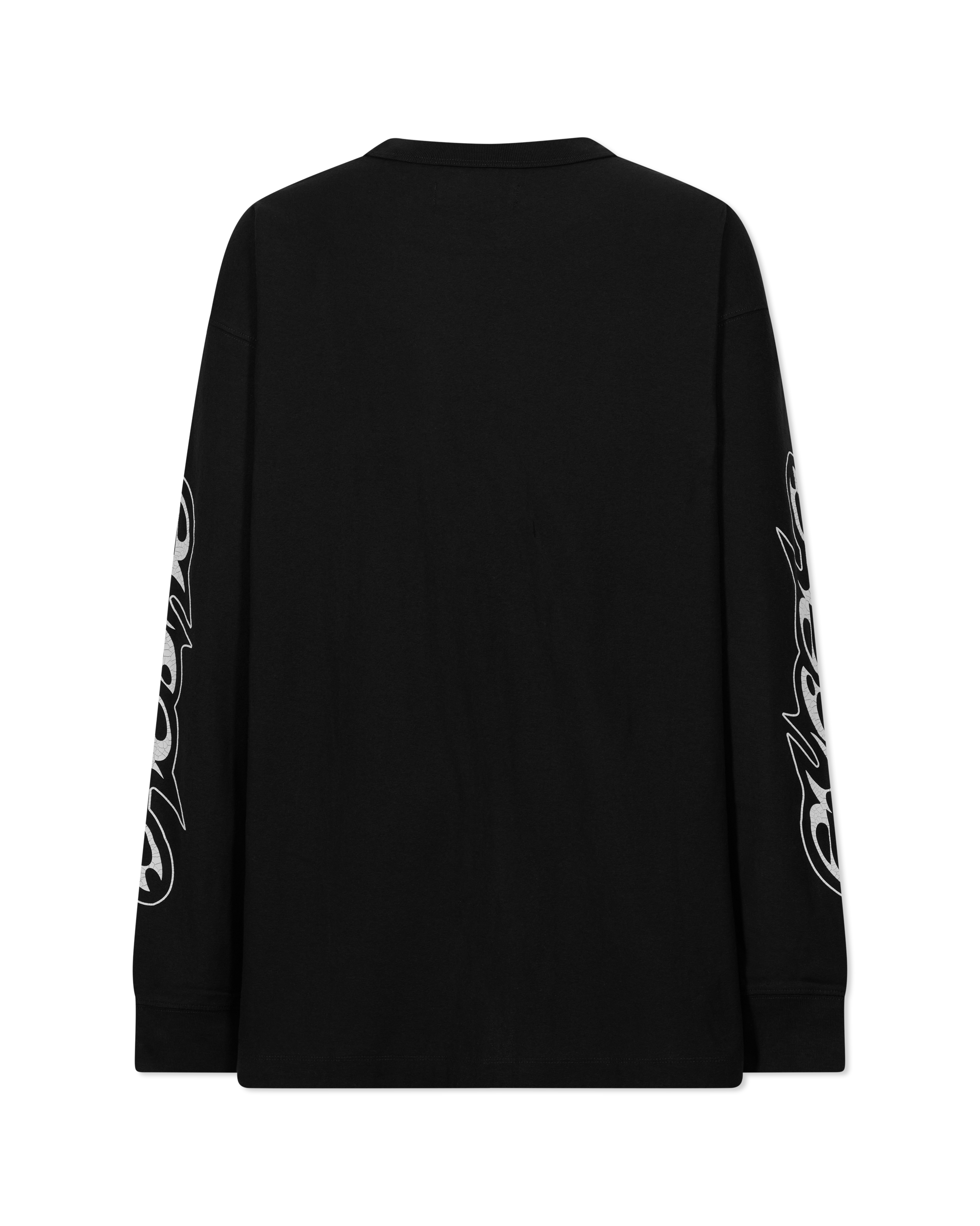 Textured Graphic Jersey Long Sleeve Shirt