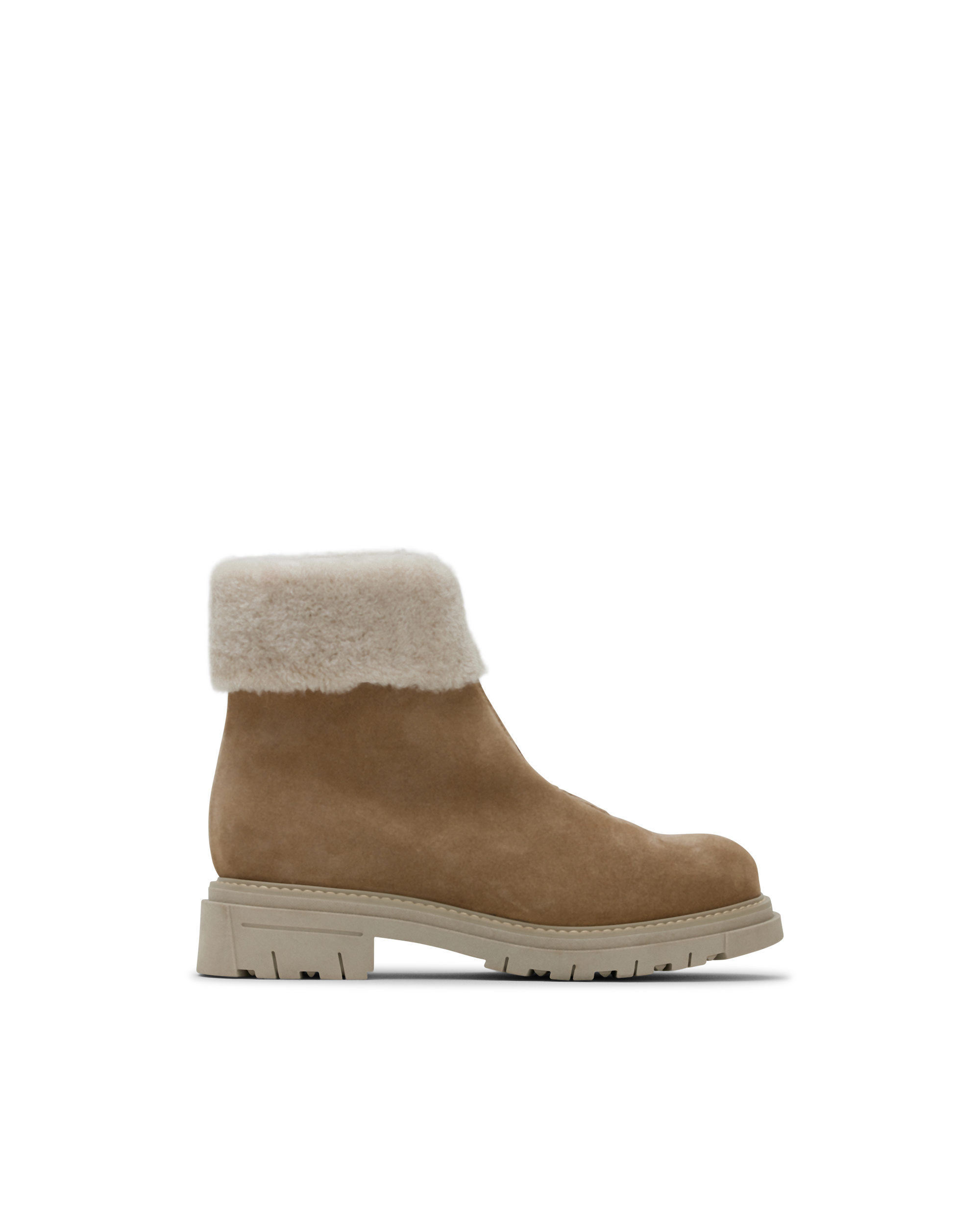 Dafna Shearling-Lined Suede Boots