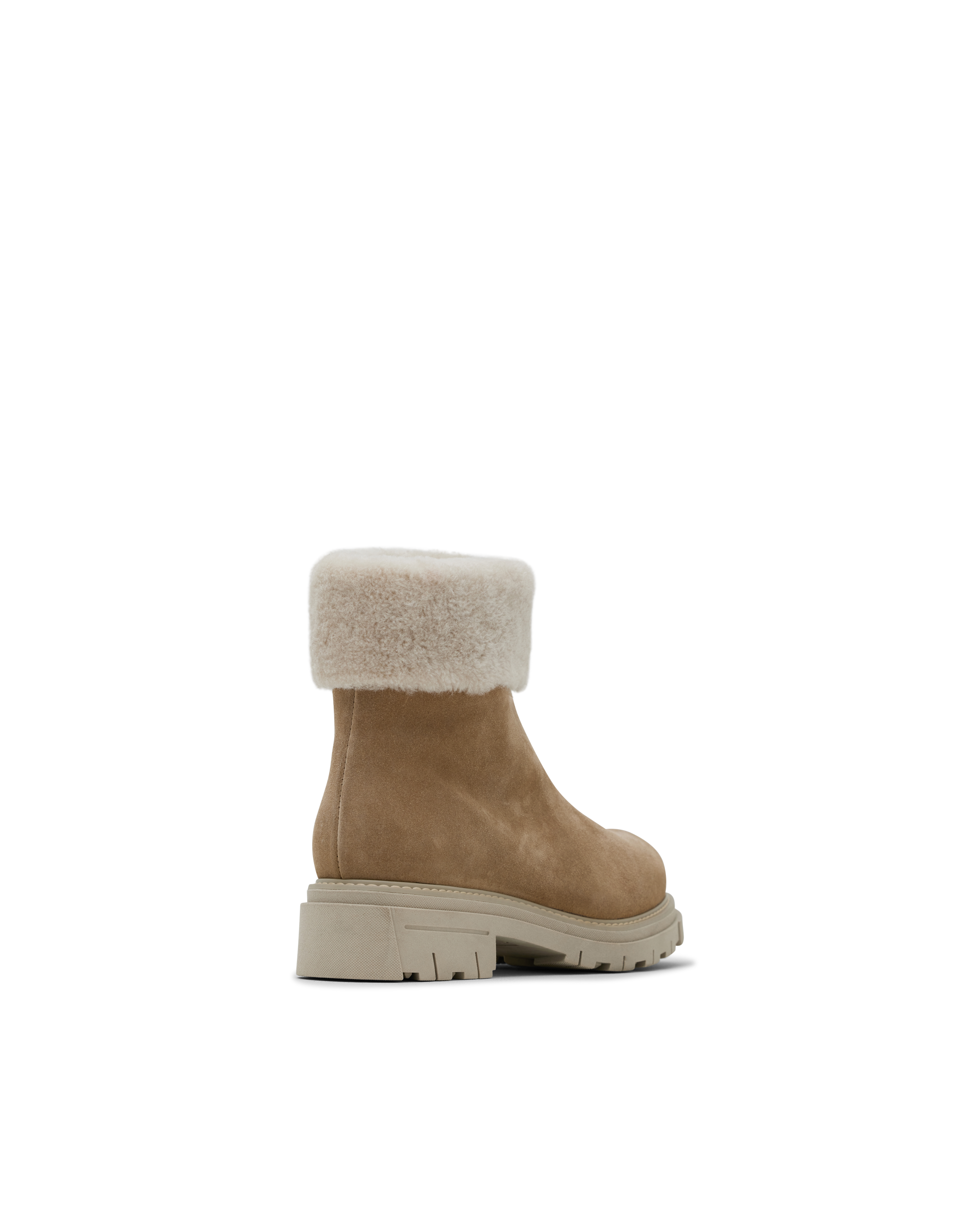 Dafna Shearling-Lined Suede Boots