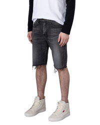 Raw Edge Denim Bermuda Short