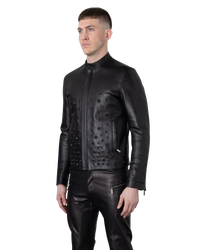 Laser Cut Studded  Jacket