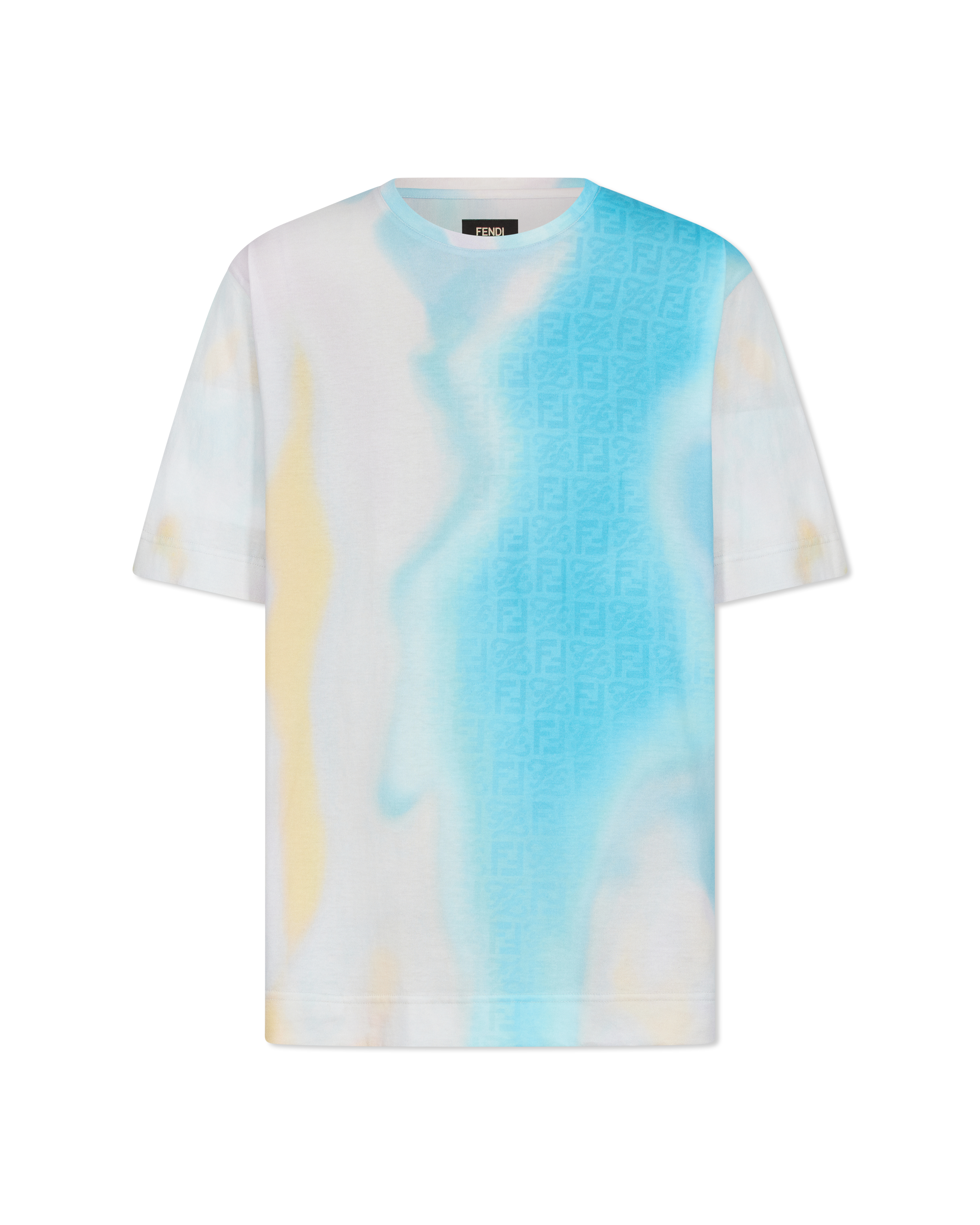 Earth Monogram Tie-Dye Print T-shirt - DIHSAN