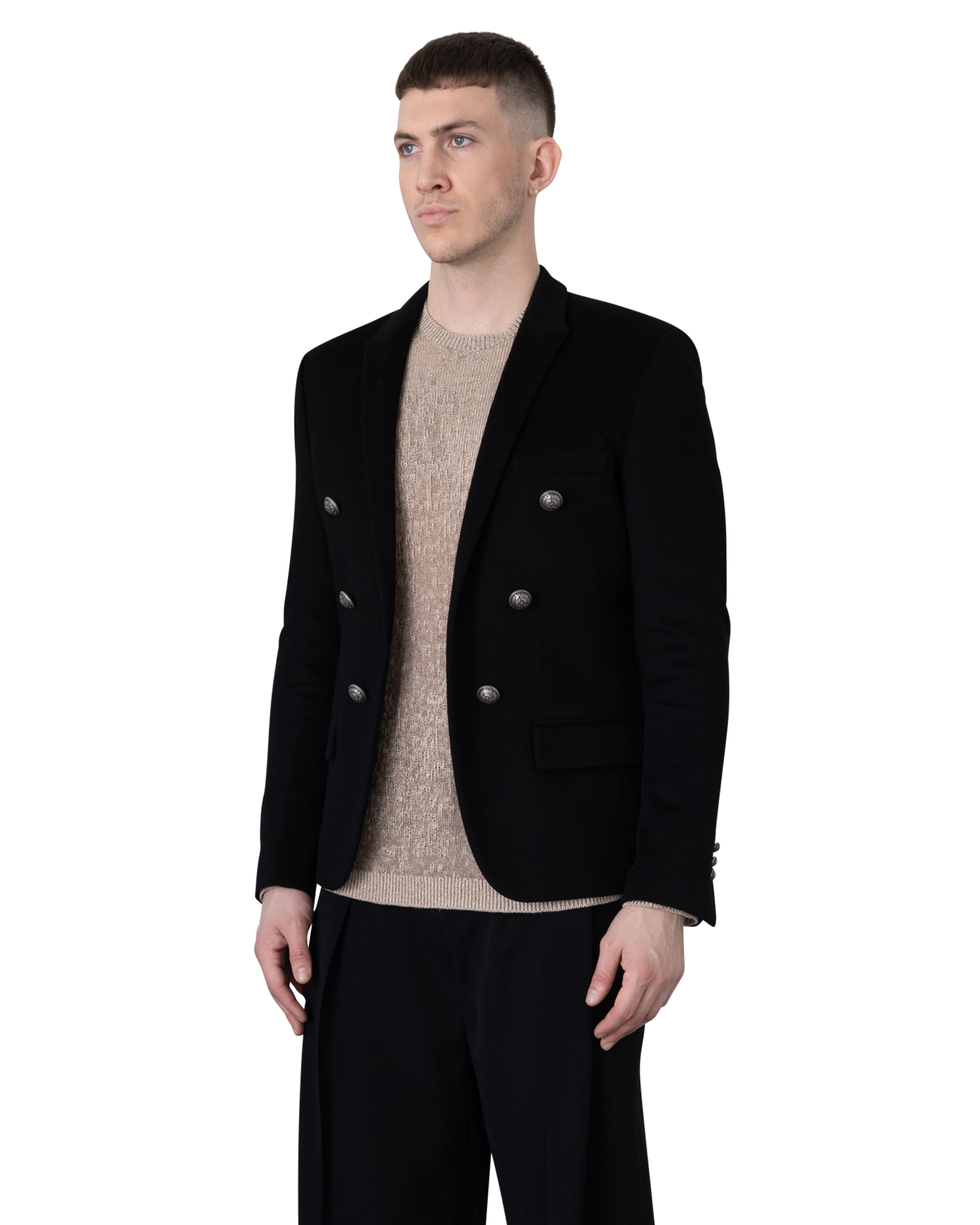 Cashmere Six Buttons Jacket