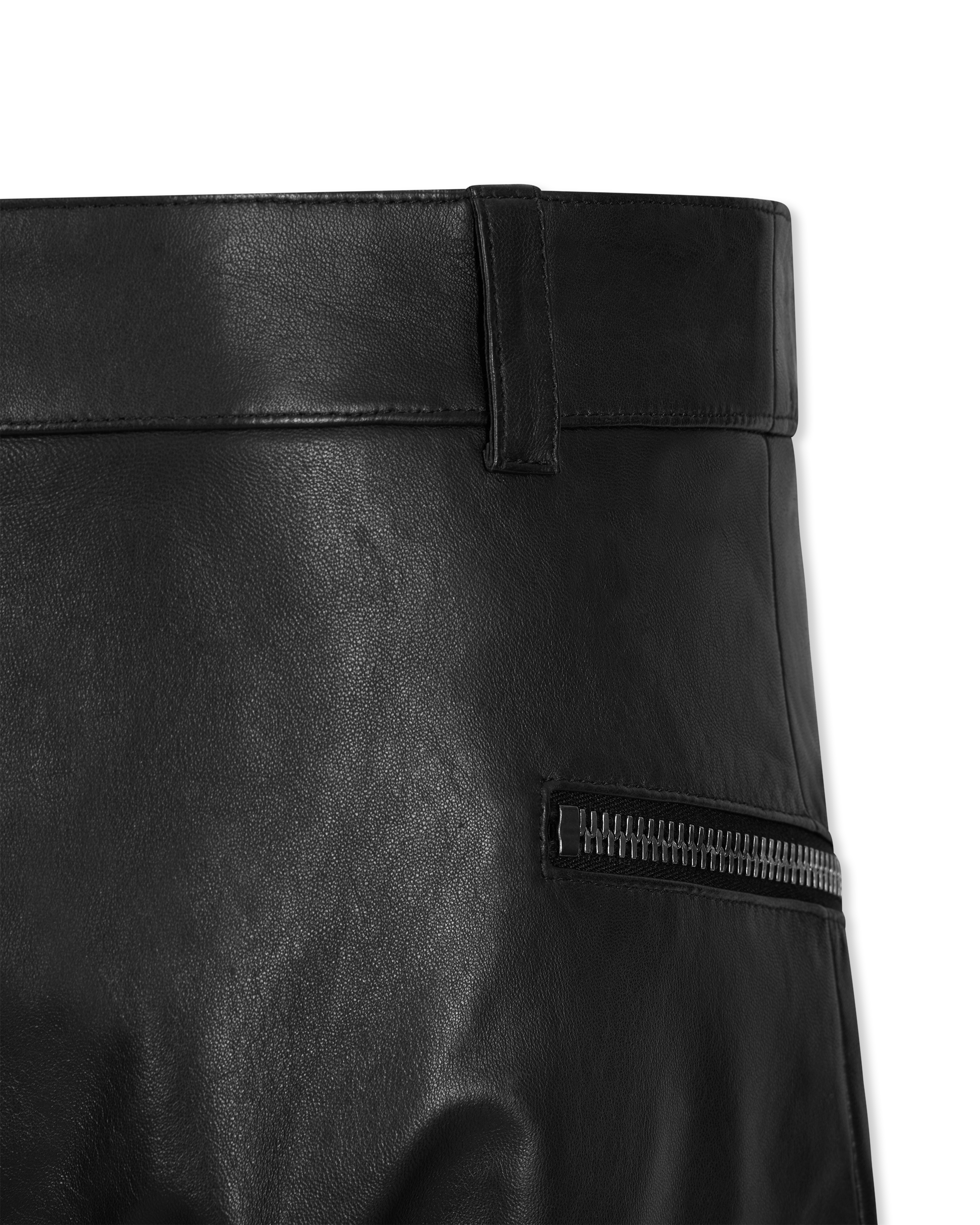 Leather Moto Pants - DIHSAN