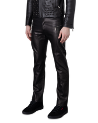 Leather Moto Pants