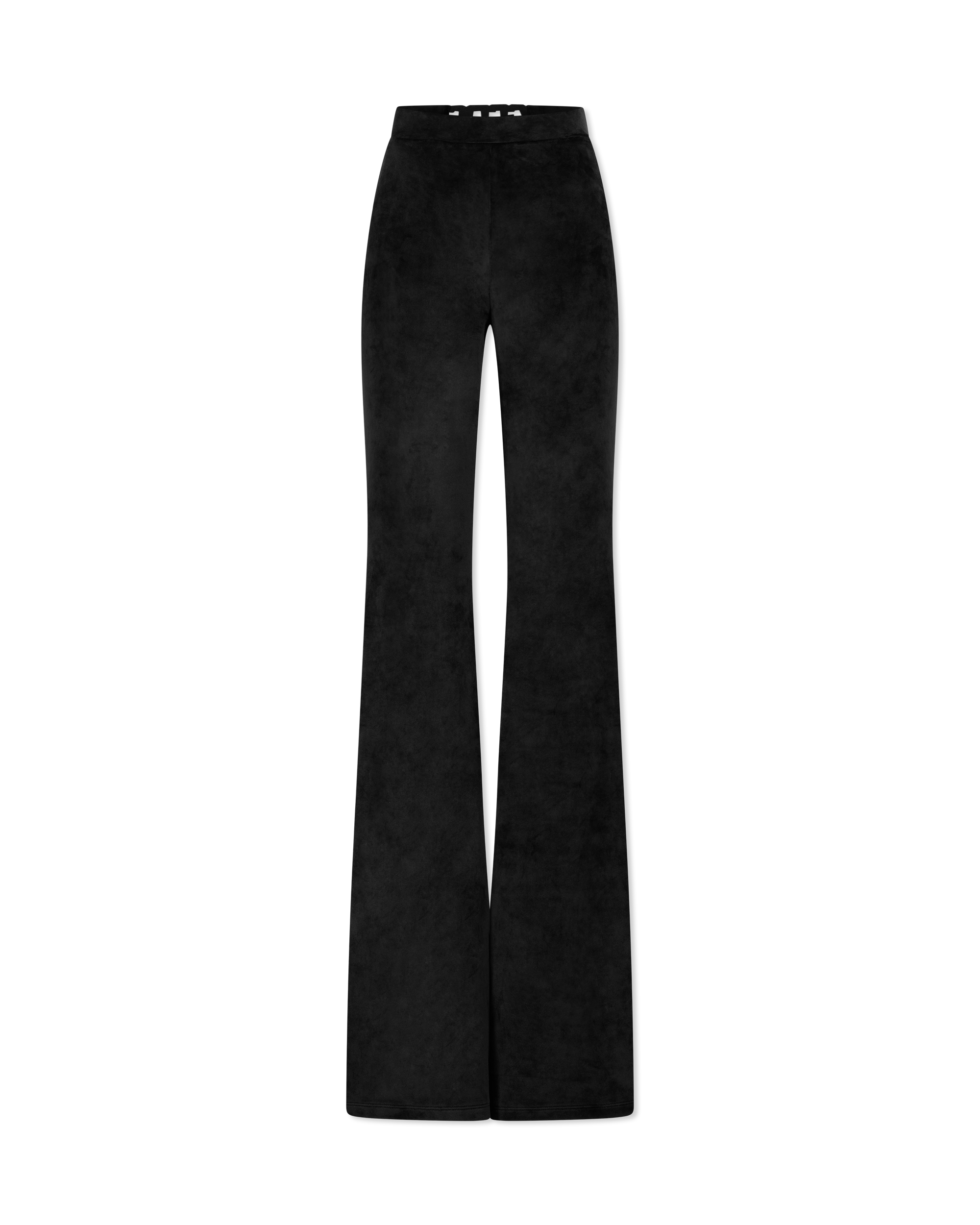 Velvet Choker Flare Trousers - DIHSAN