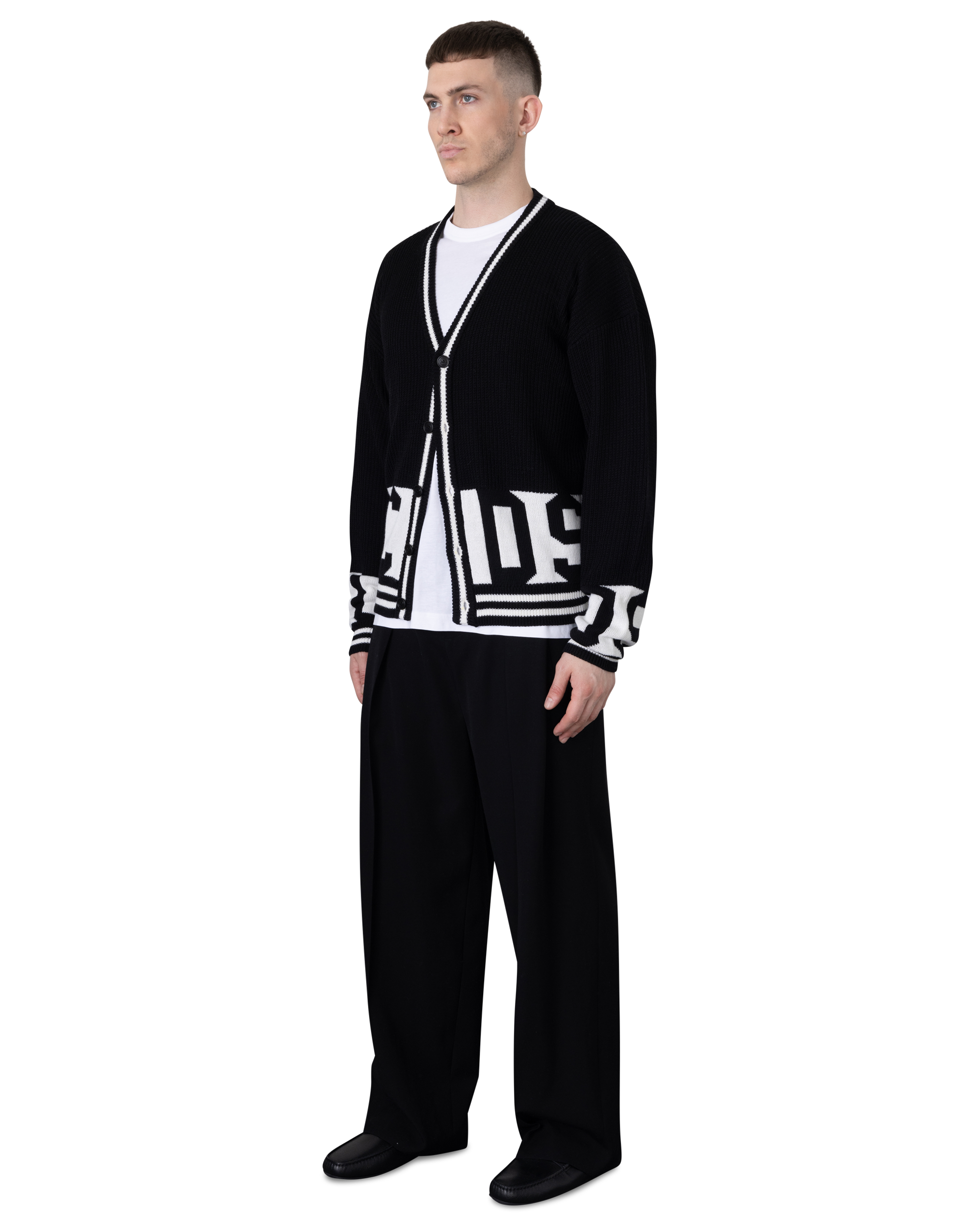 Low Brand Logo Cardigan