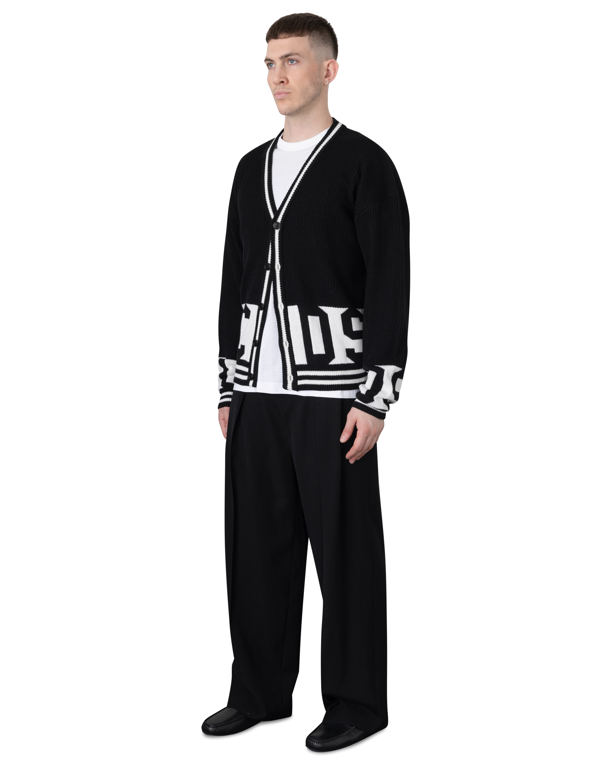 Low Brand Logo Cardigan