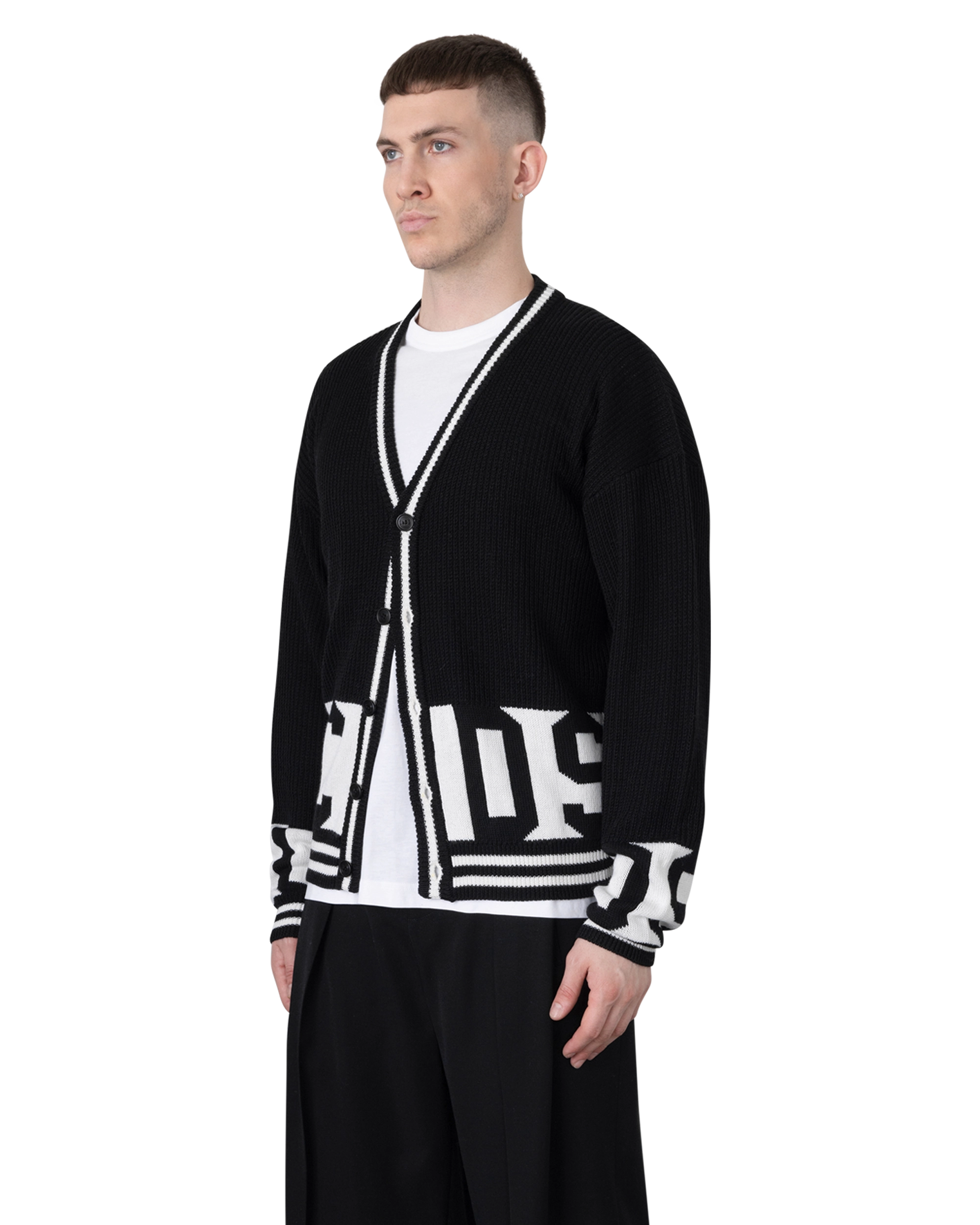 Low Brand Logo Cardigan