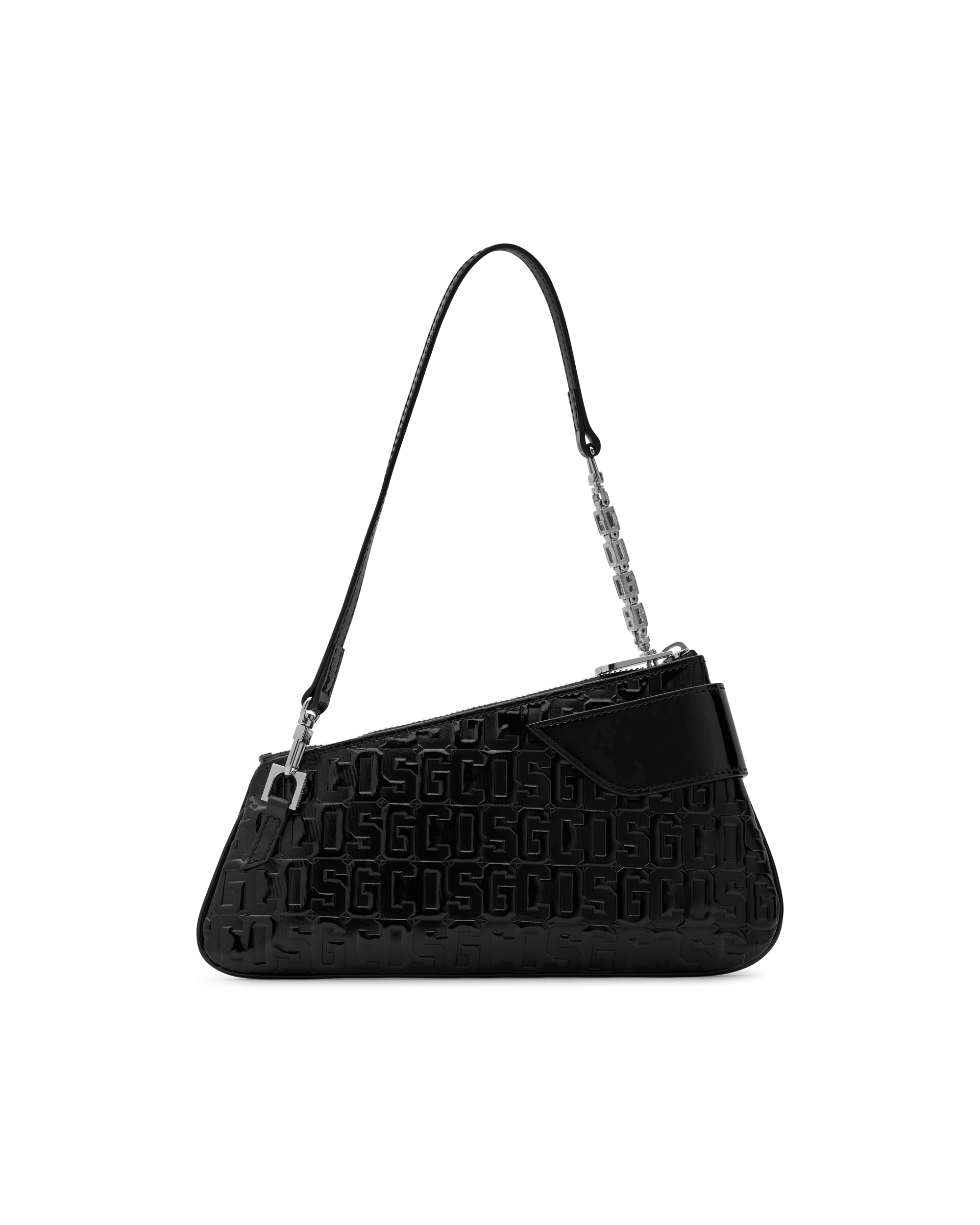 Comma Notte Patent Monogram Bag