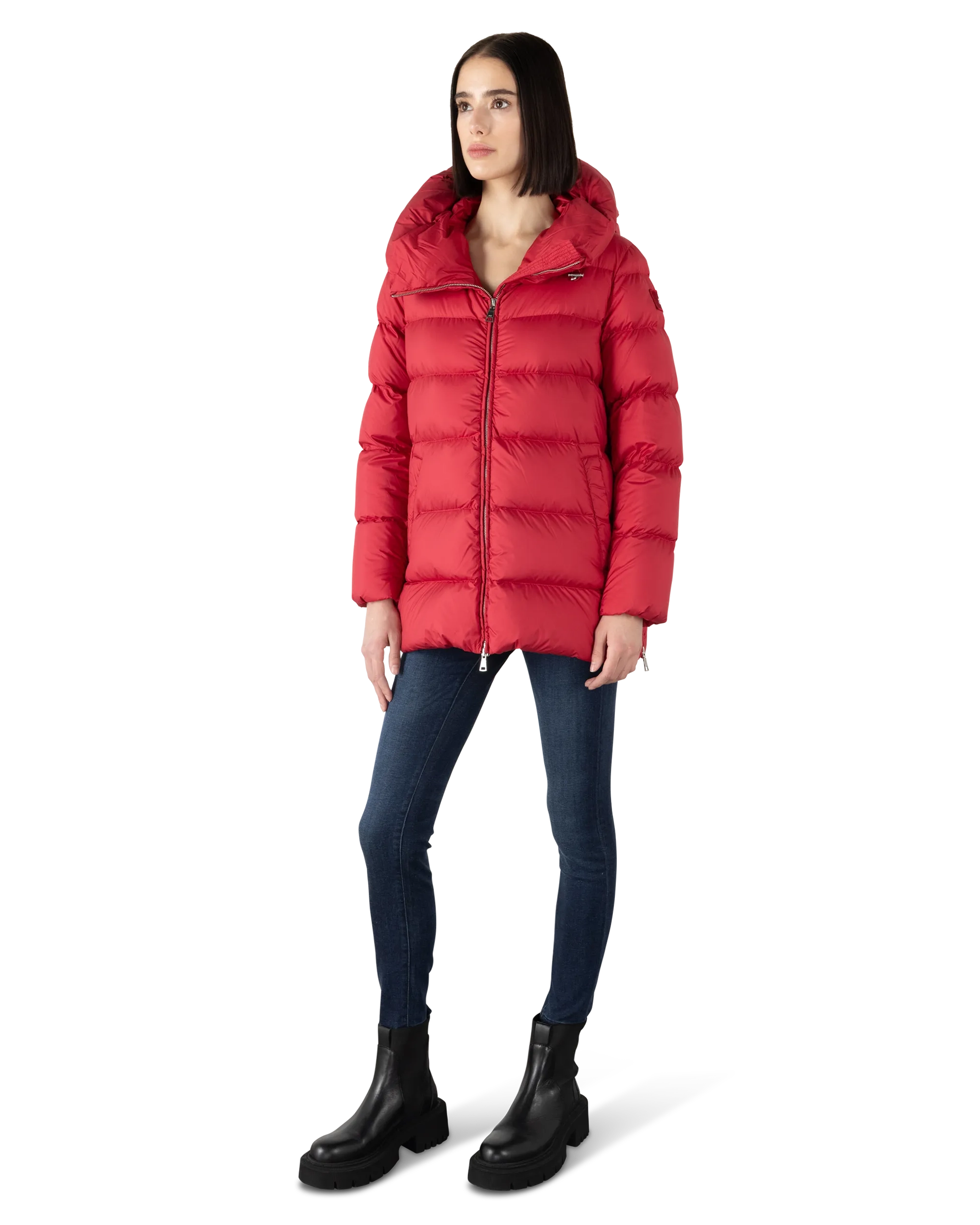 A-Shape In Cocoon Down Puffer Jacket