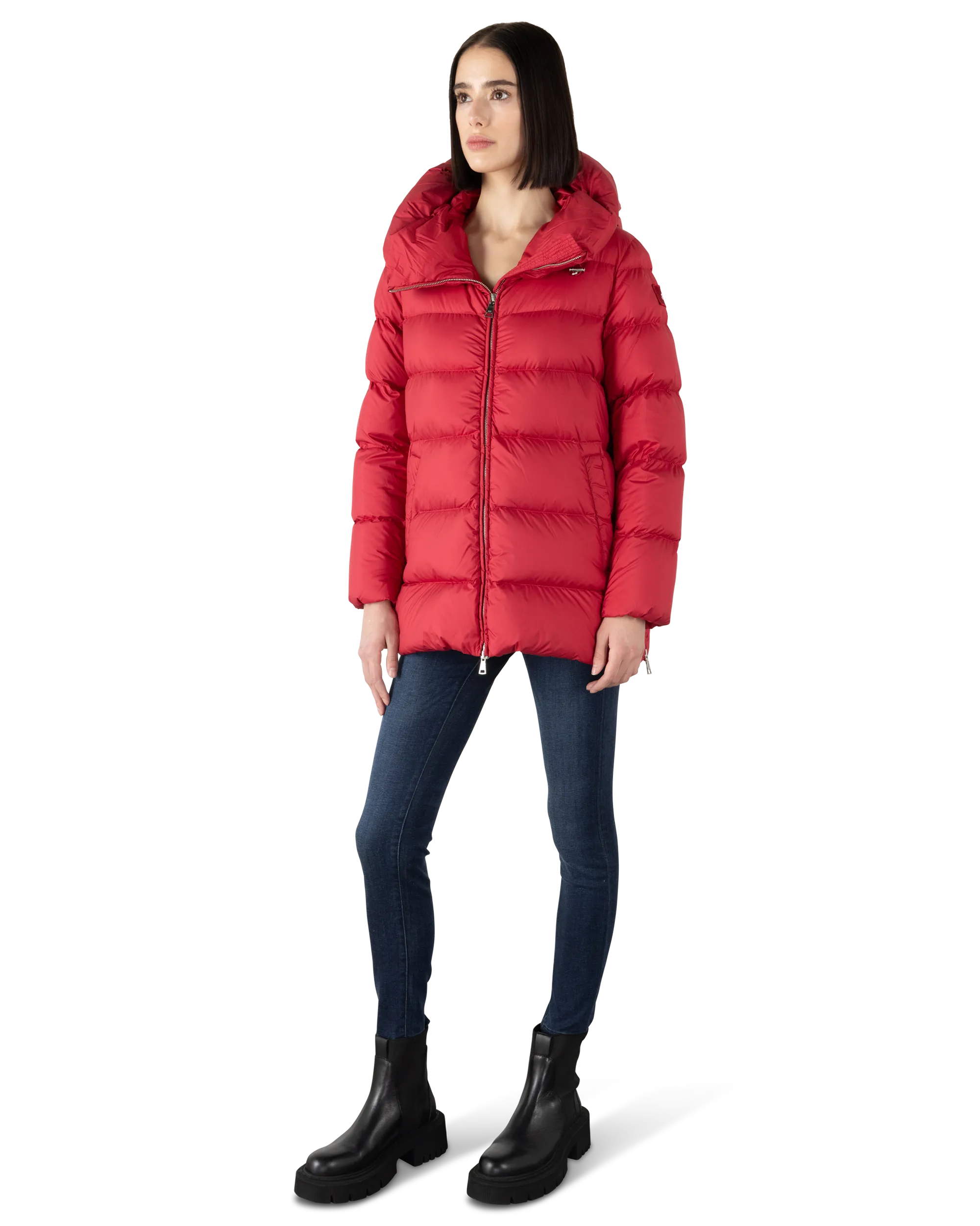 A-Shape In Cocoon Down Puffer Jacket