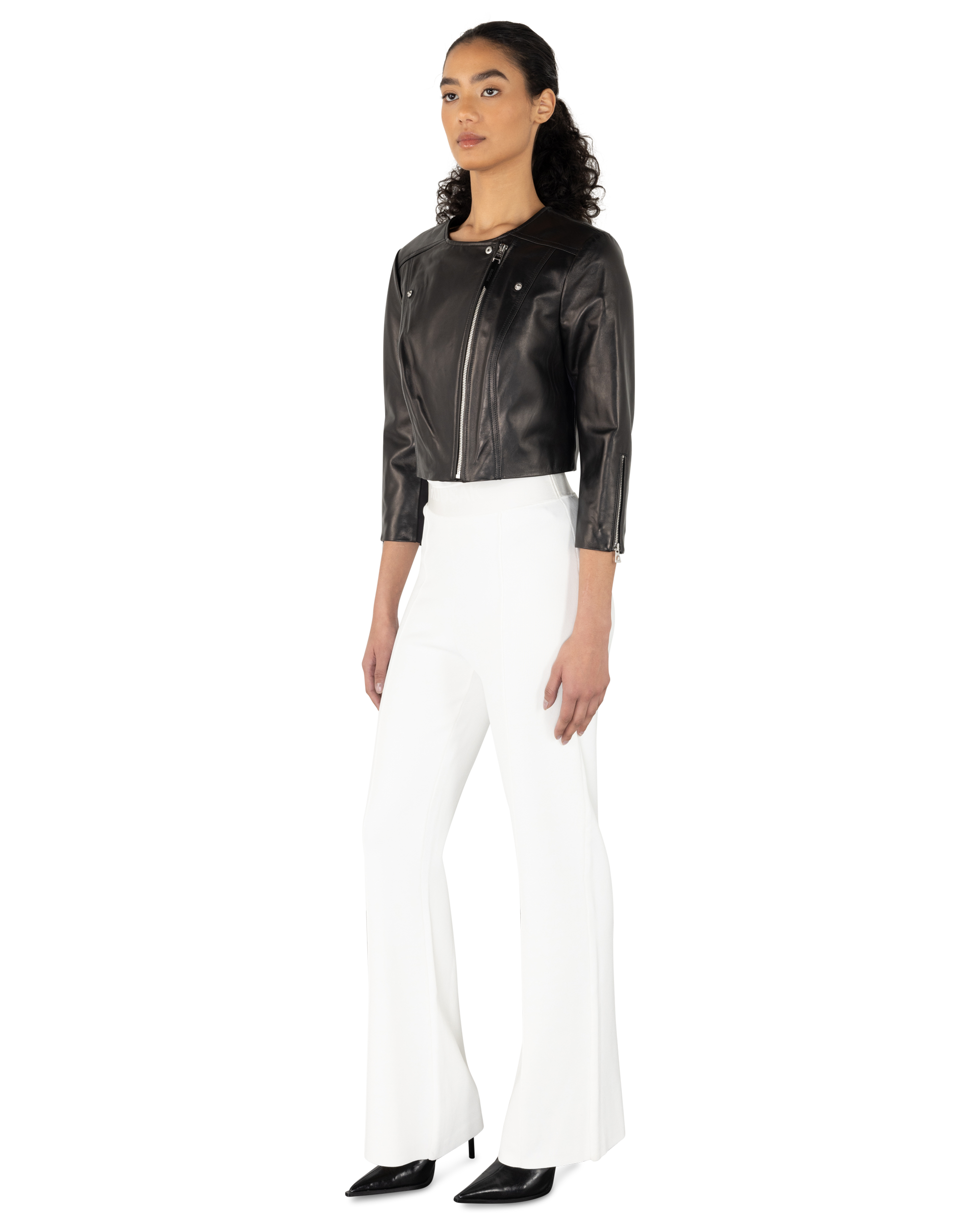 Rudsak Winni Cropped Leather Jacket