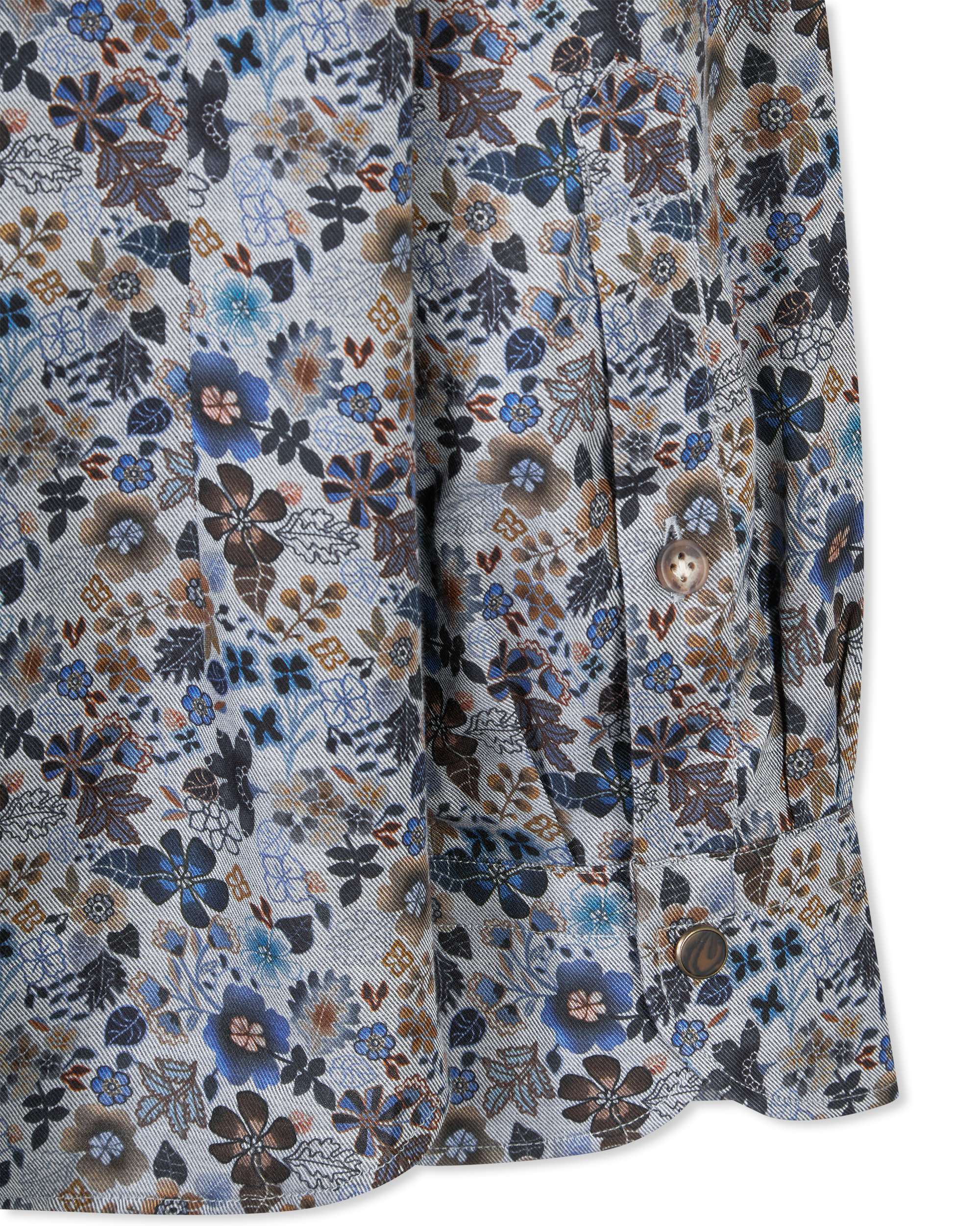 Floral Printed Twill Shirt