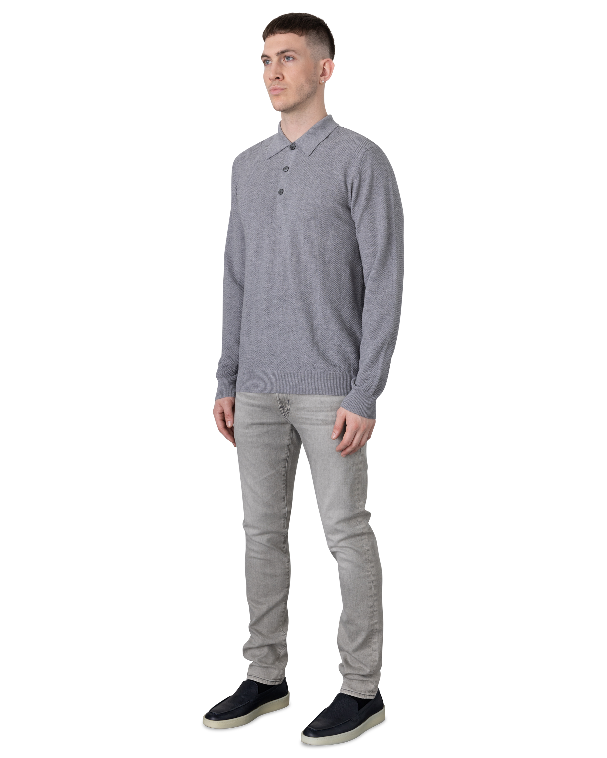 Light Gauge Structured L/S Polo