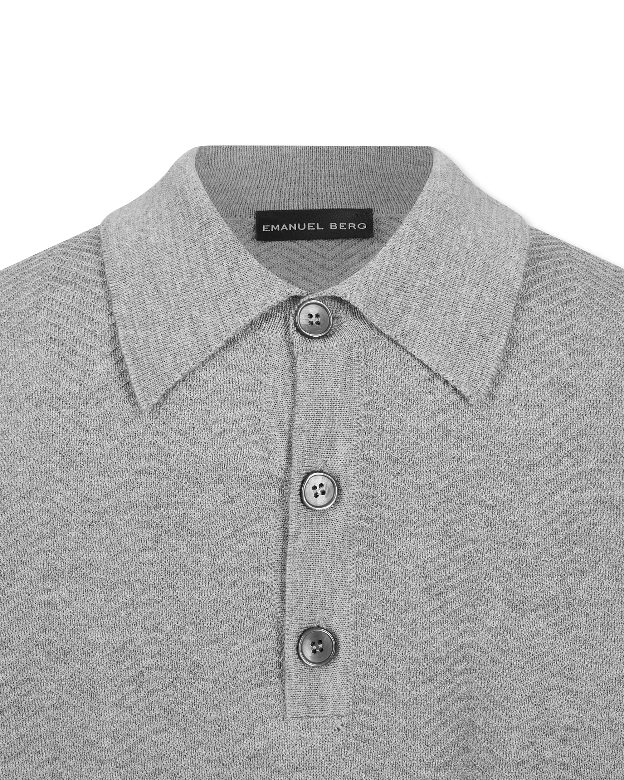 Light Gauge Structured L/S Polo - DIHSAN