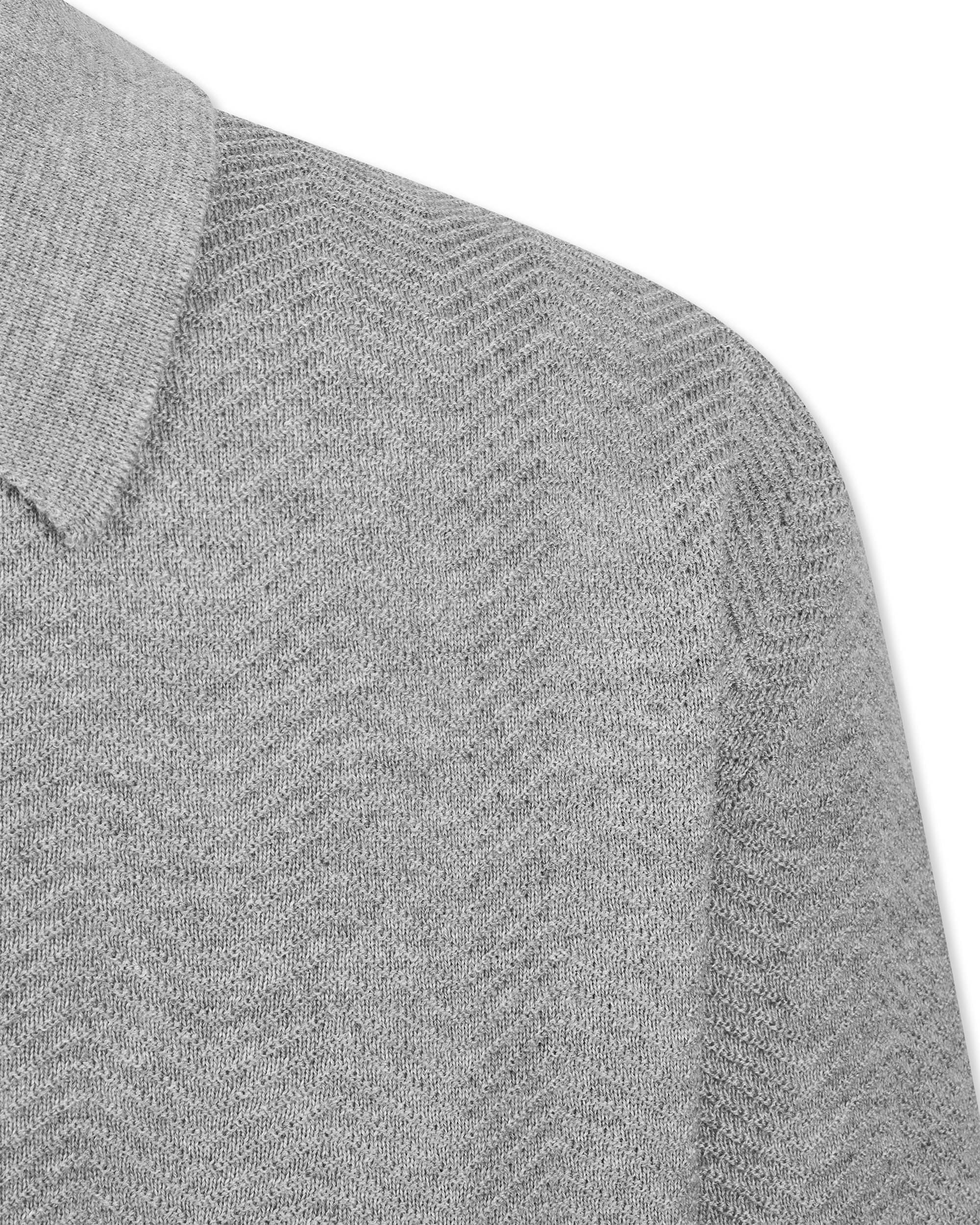 Light Gauge Structured L/S Polo - DIHSAN