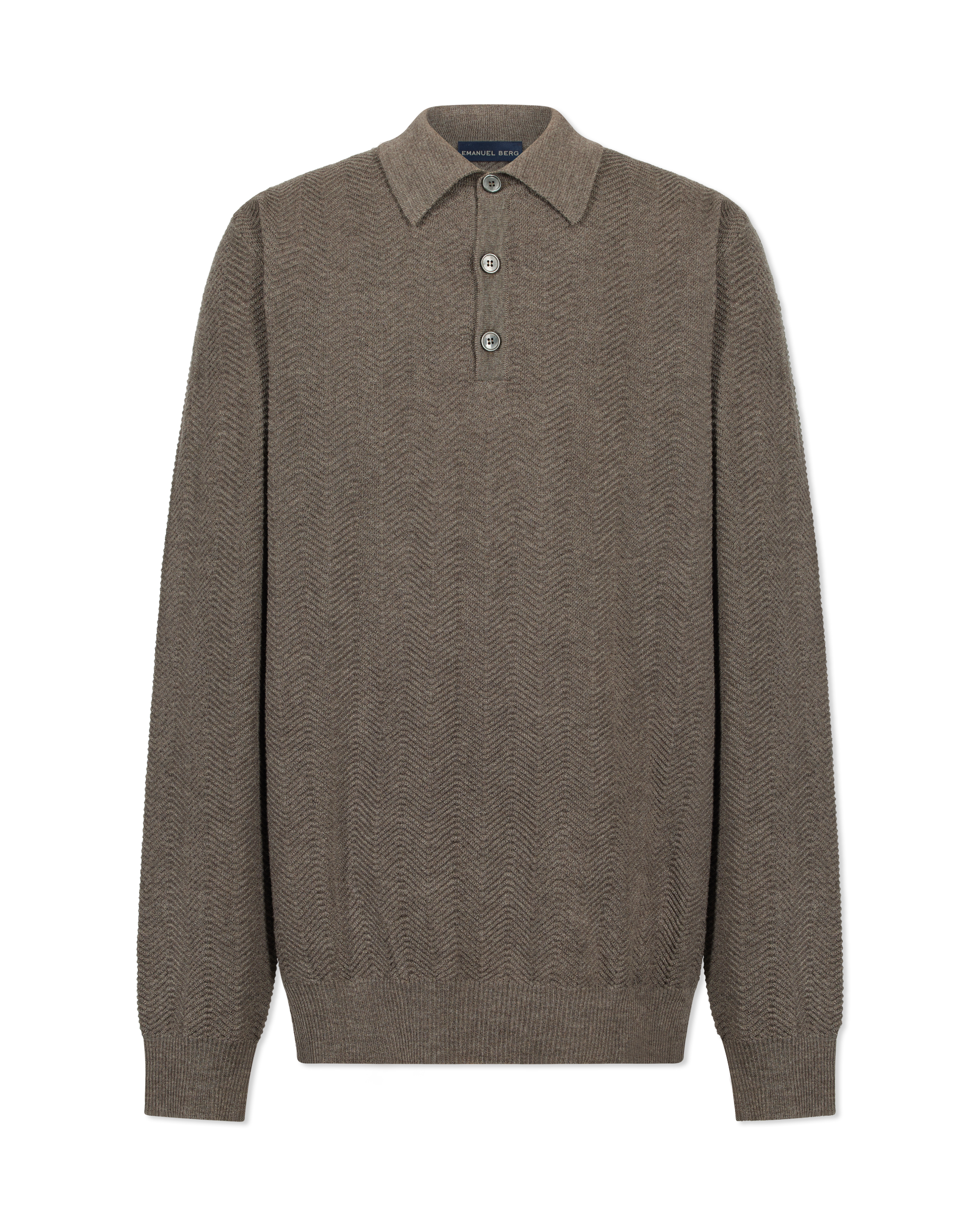 Light Gauge Structured L/S Polo - DIHSAN