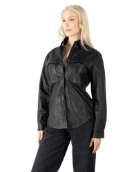 DL1961 Ines Leather Shirt