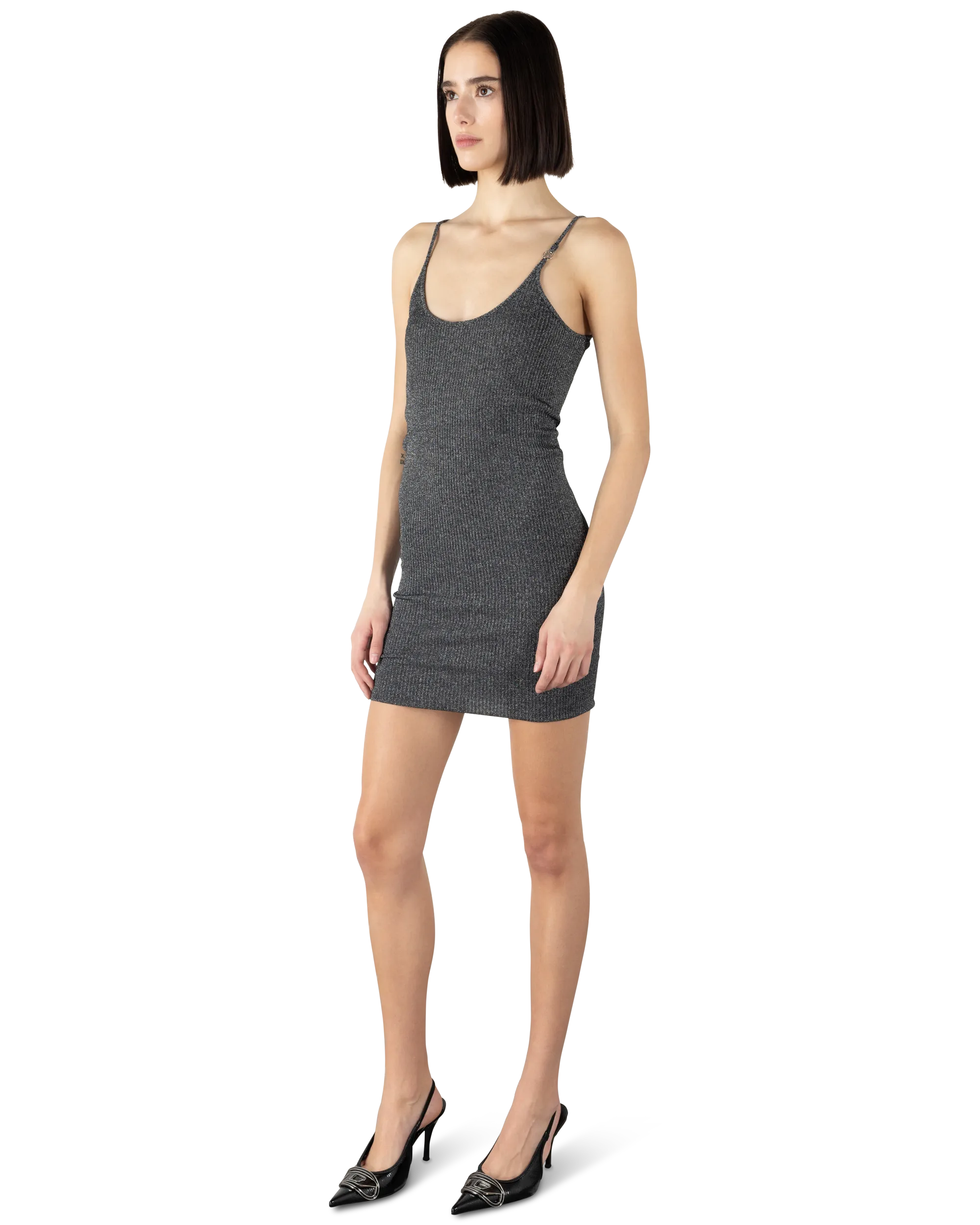 Lurex Mini Dress