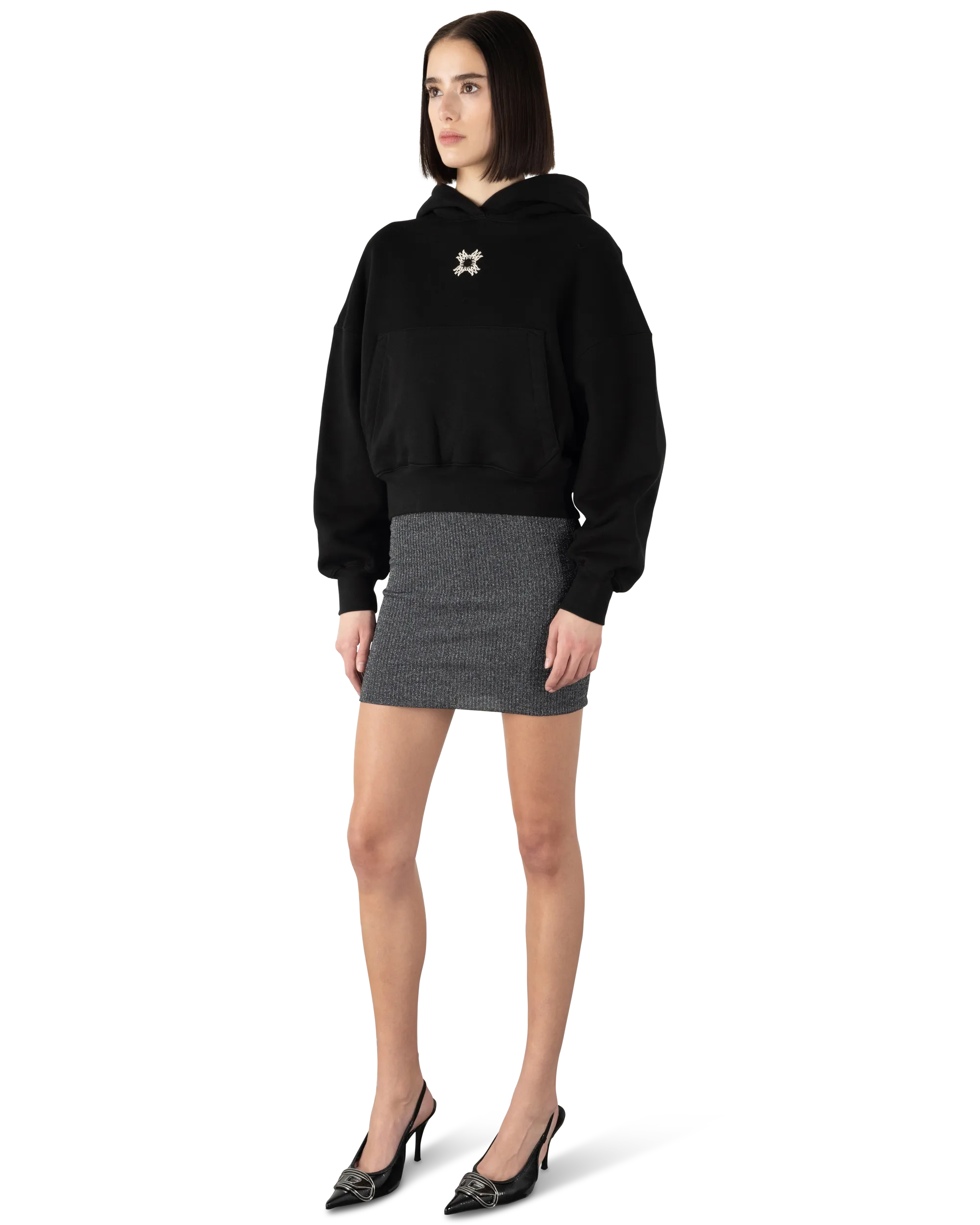 MA Quad Cropped Hoodie