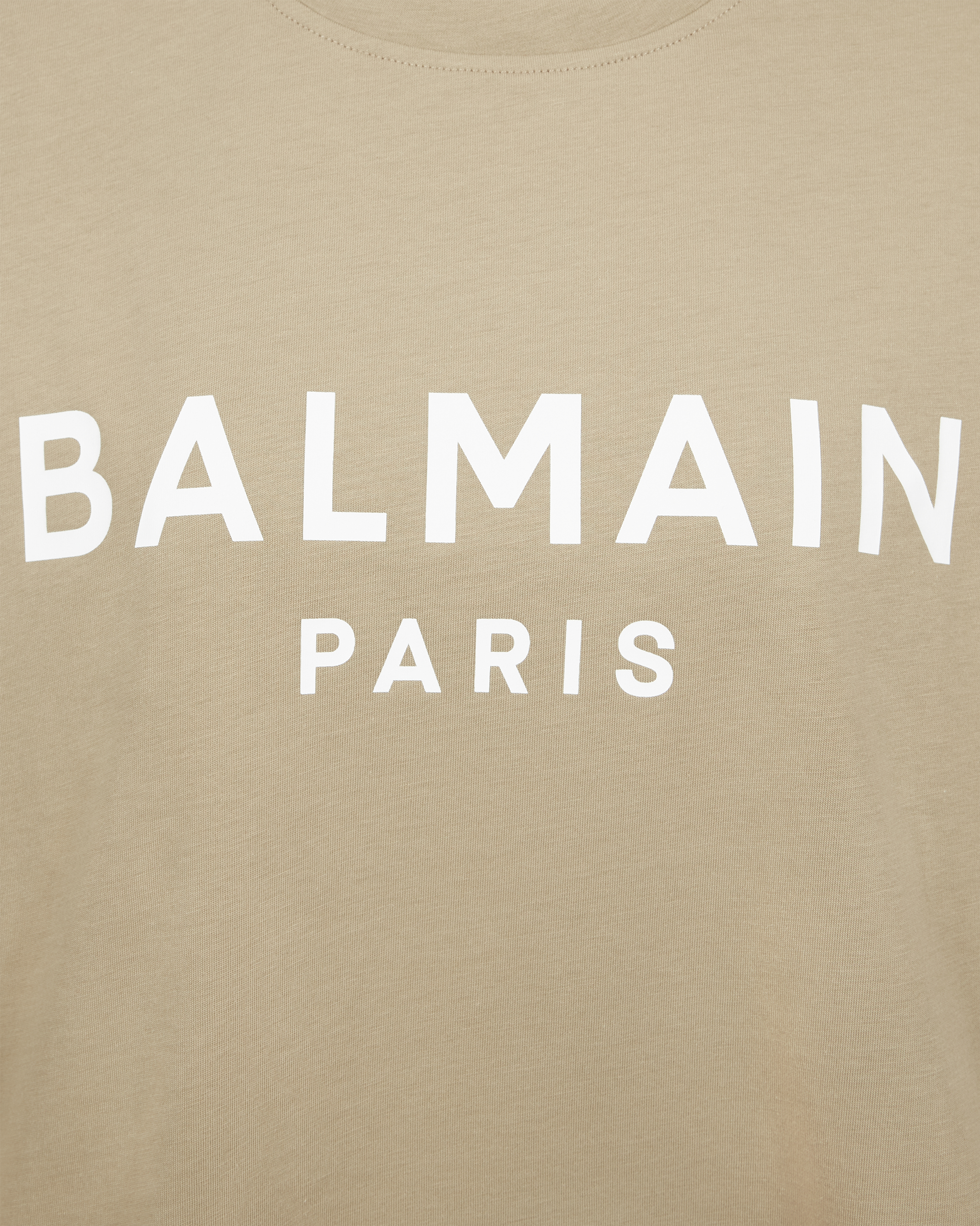 Balmain Paris Print Cropped T-Shirt - DIHSAN