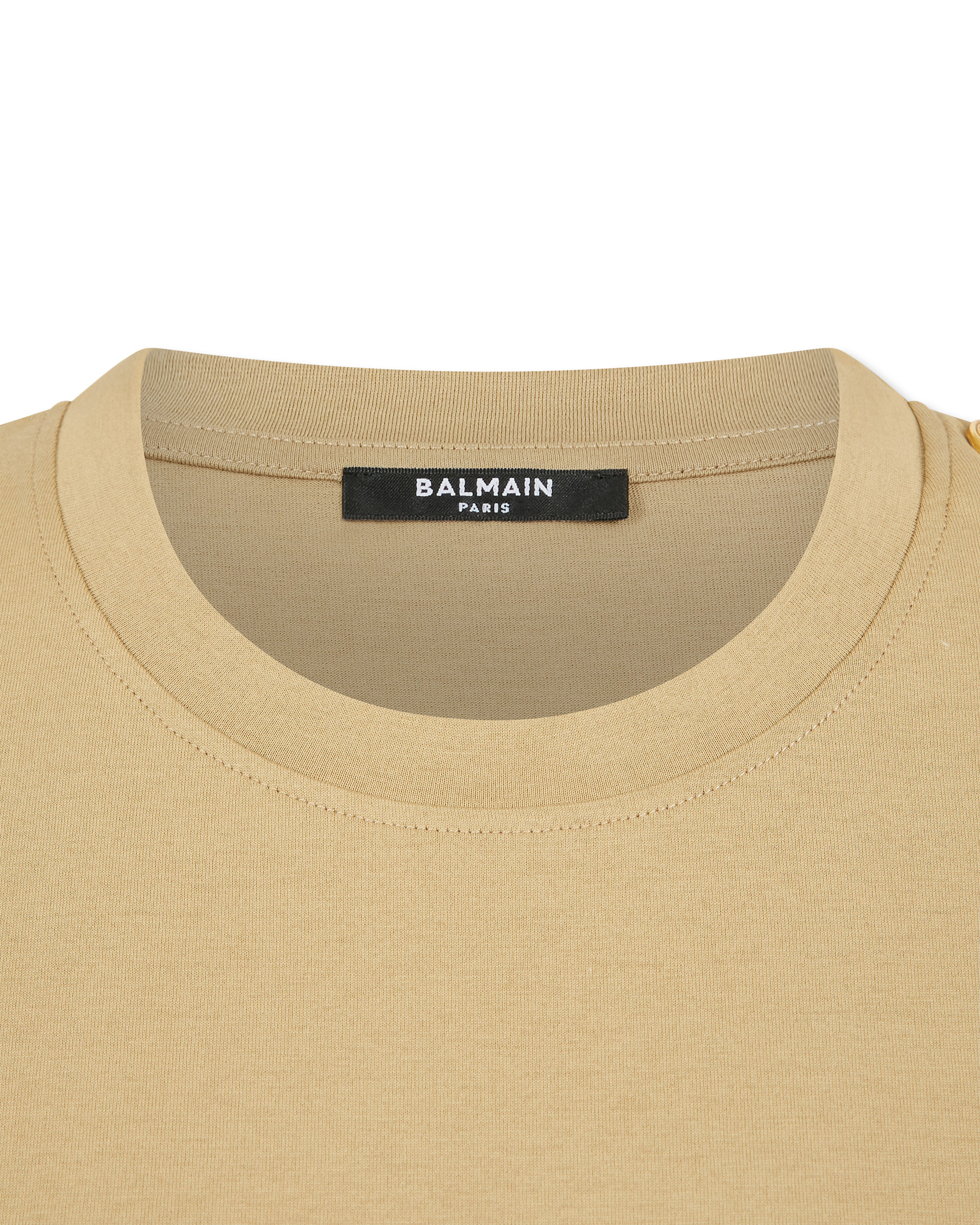 Balmain Paris Print 3 Button T-Shirt - DIHSAN