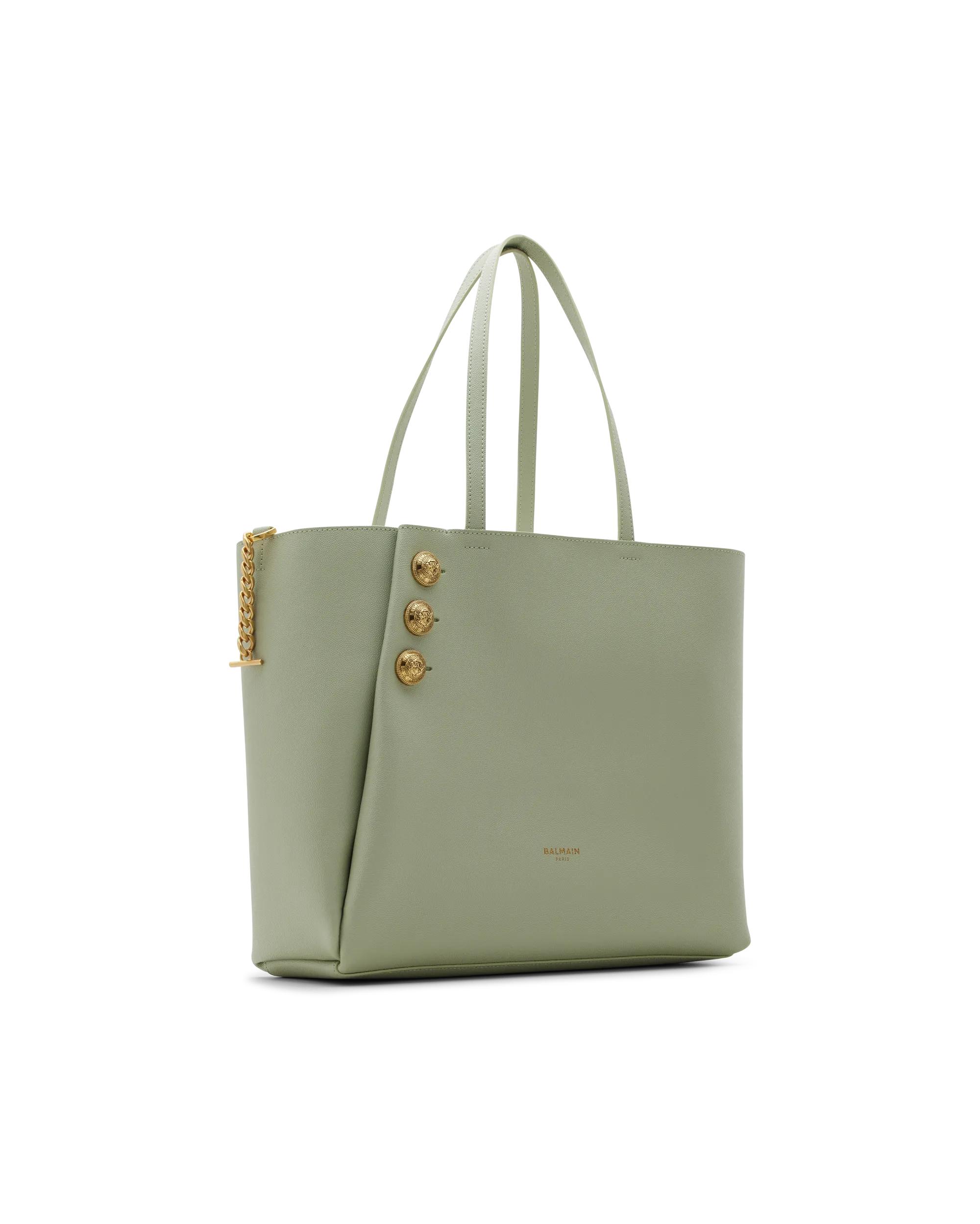 Emblème Grained Calfskin Tote Bag - DIHSAN