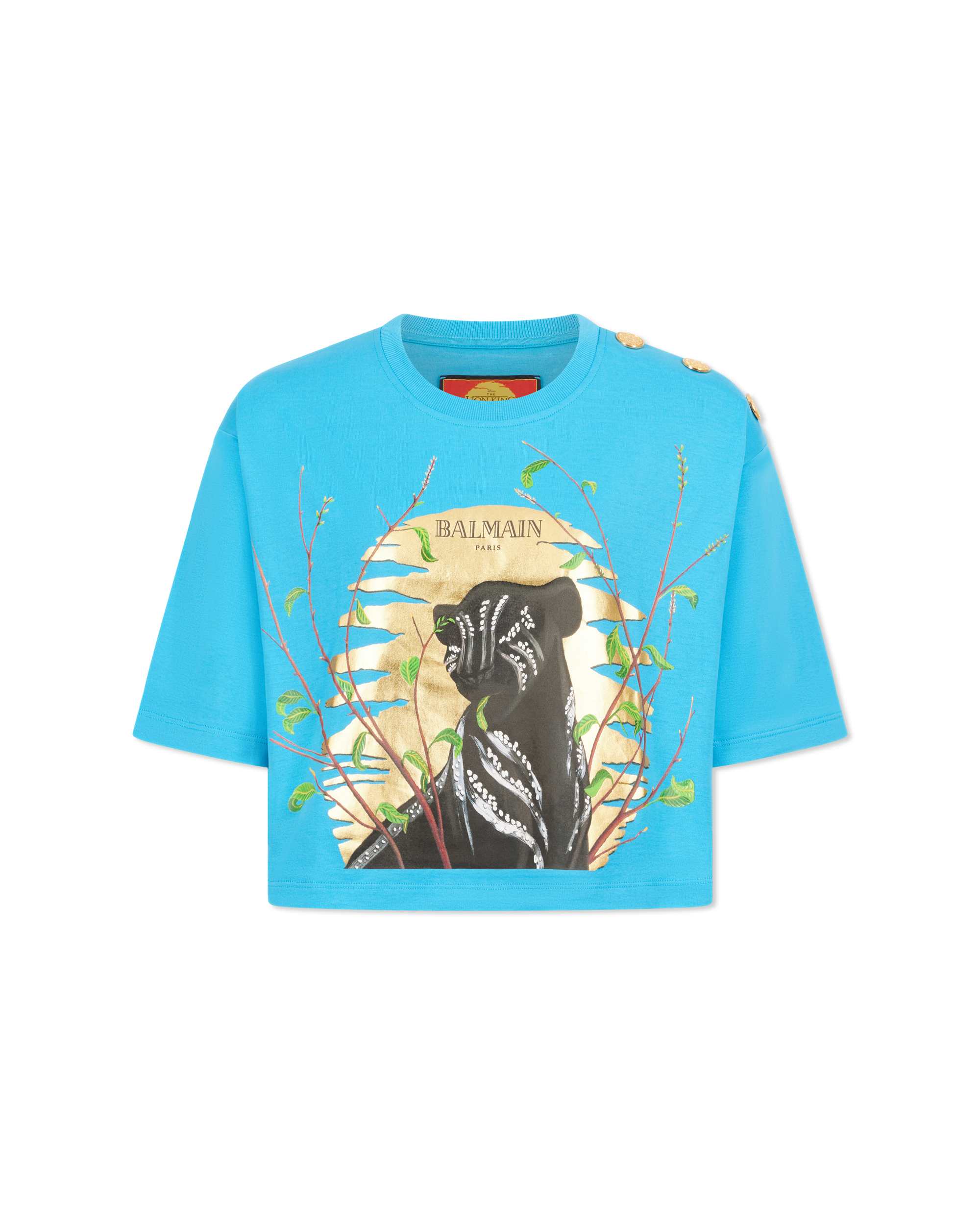 The Lion King Cassius Khumalo Printed Cropped T-Shirt