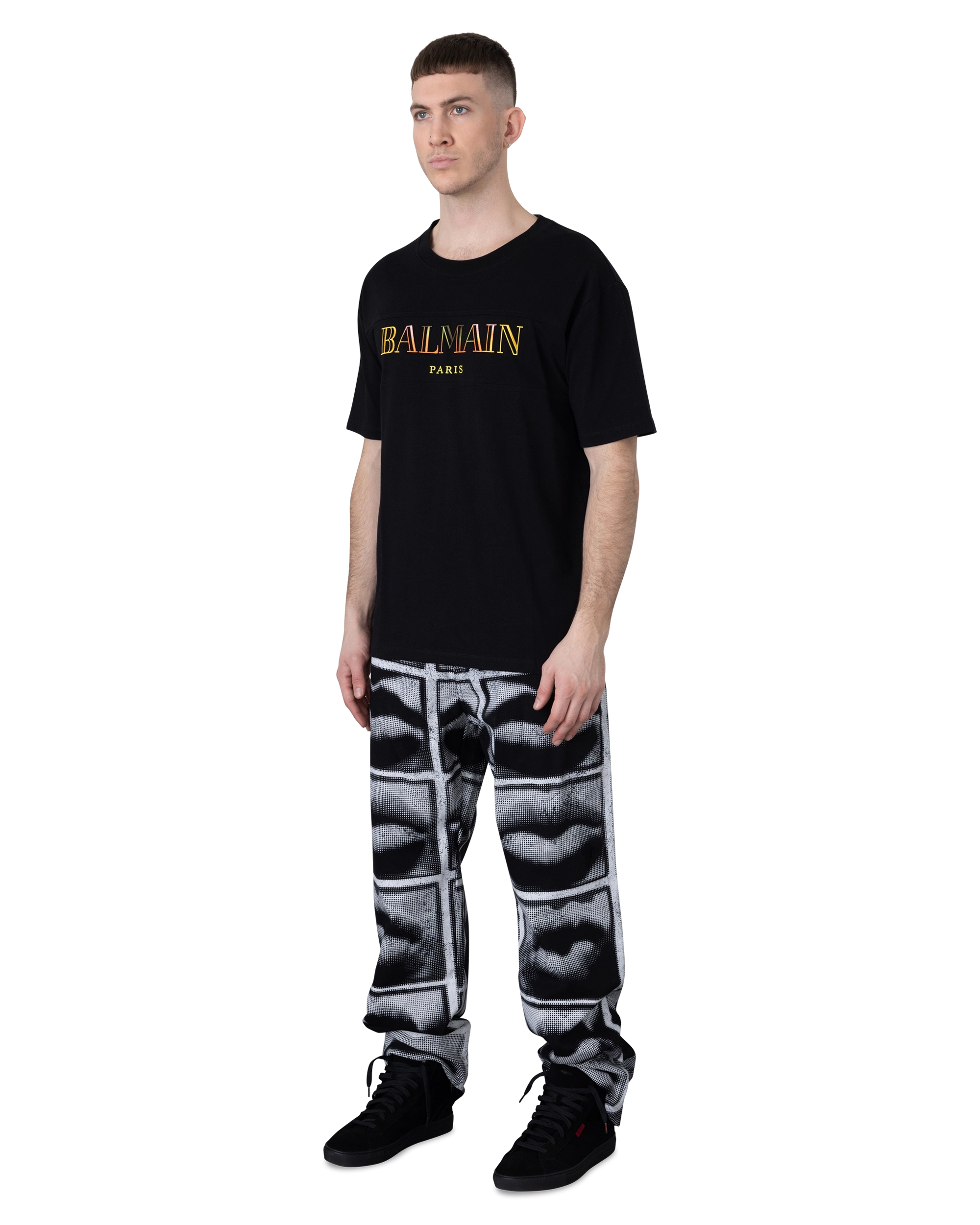 Vintage Balmain Embroidered T-Shirt