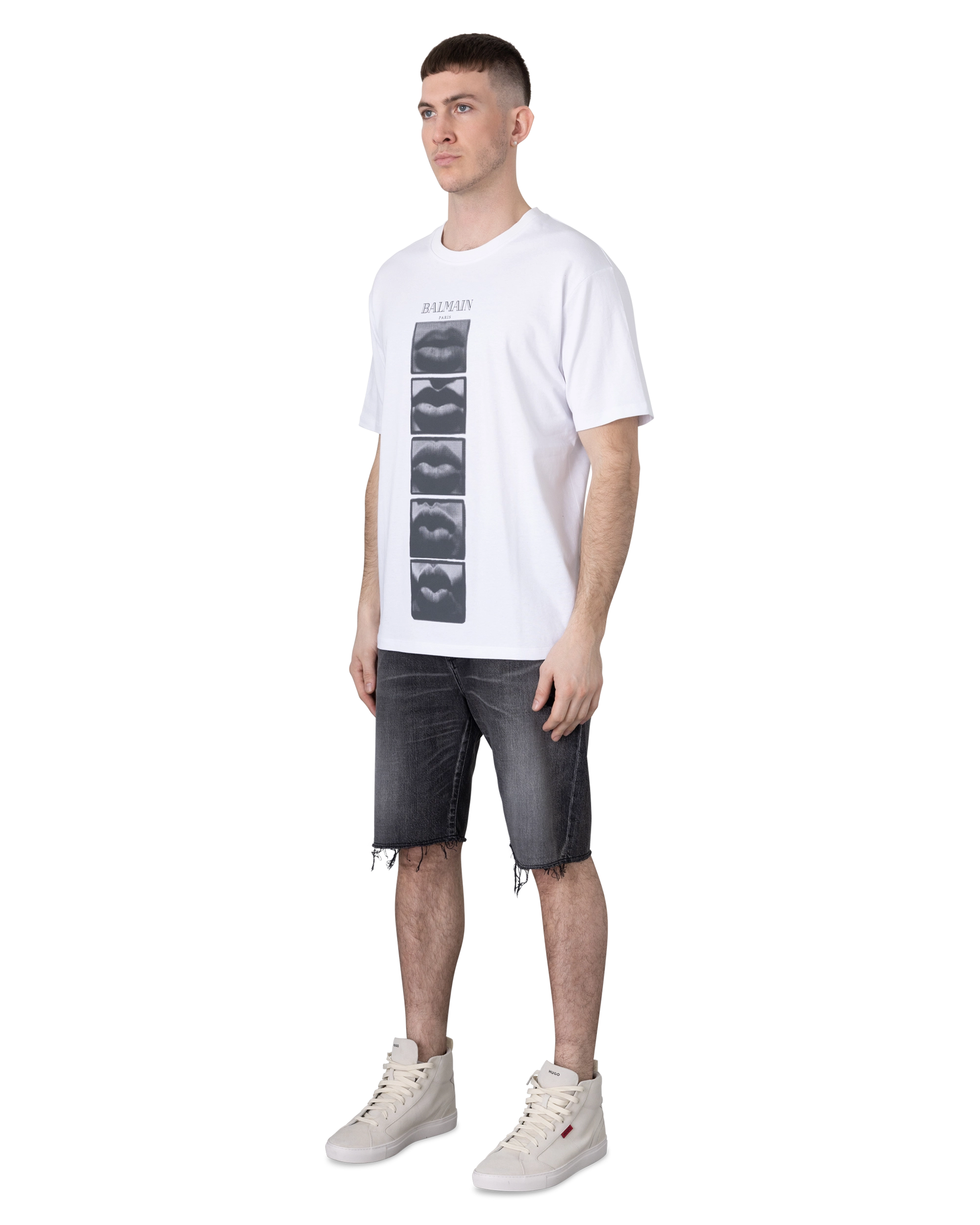 Vintage Balmain Lips Printed T-Shirt