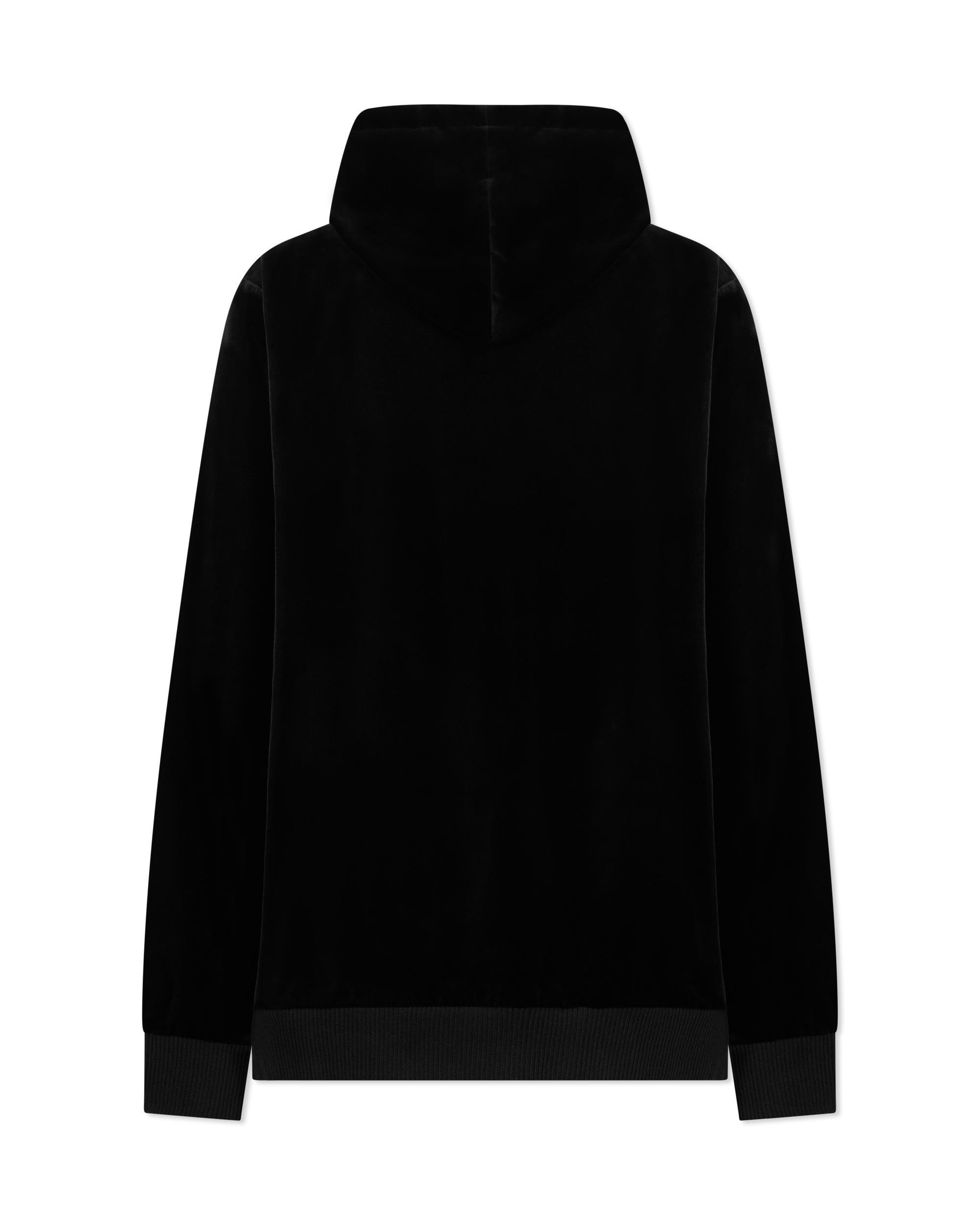 Velvet & Rhinestone Eye Hoodie - DIHSAN