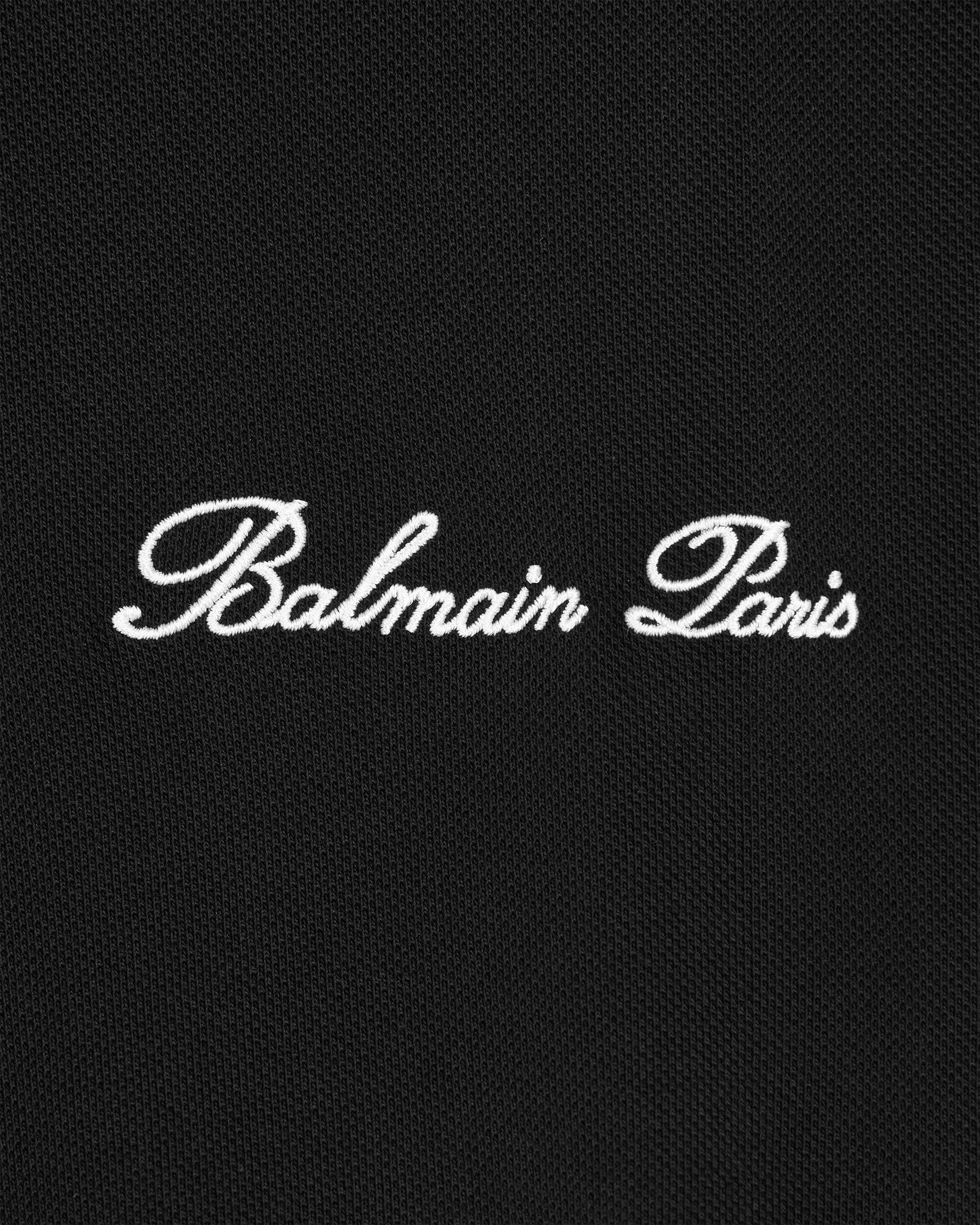 Balmain Paris Embroidered Short-Sleeved Polo Shirt