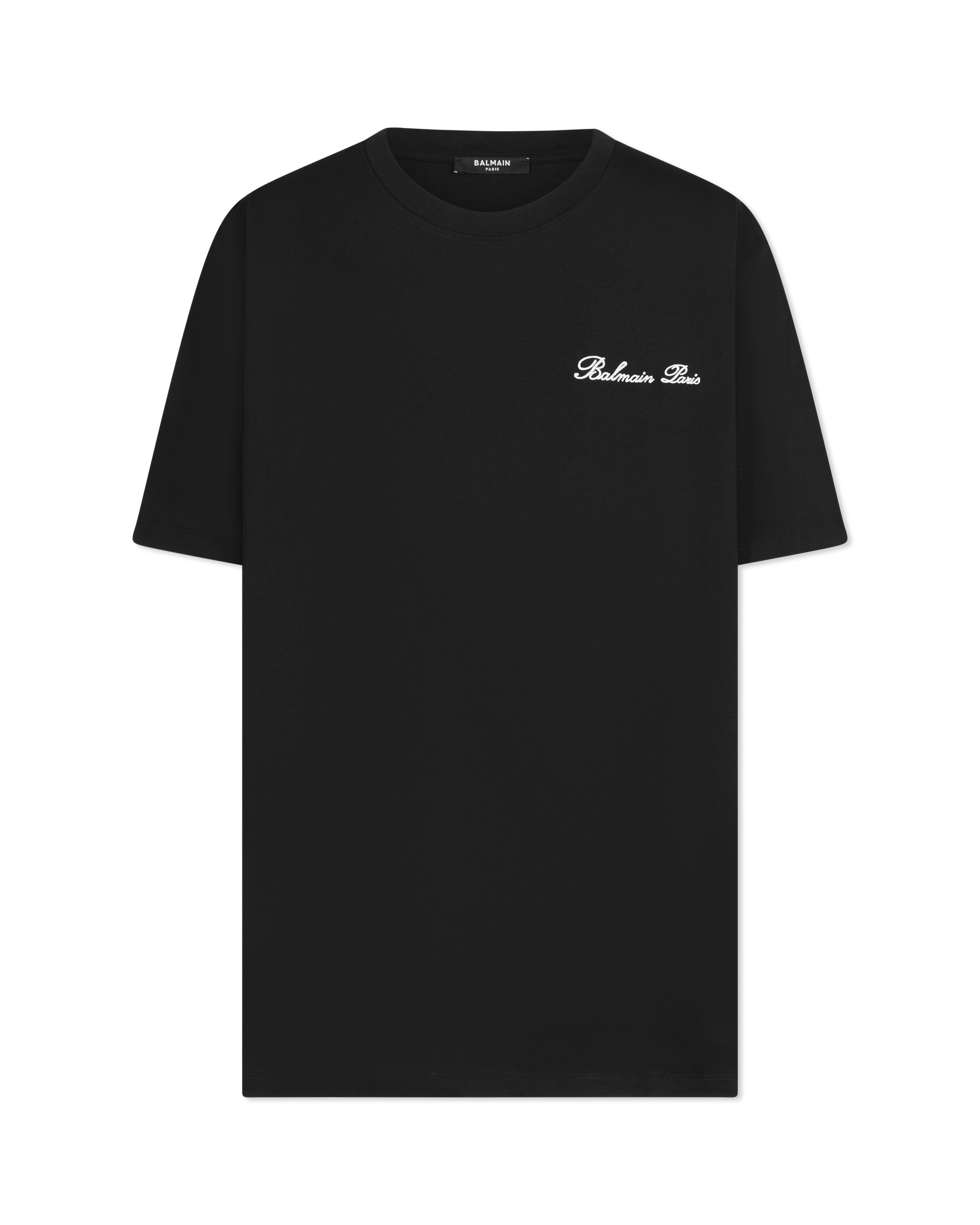 Balmain Signature Embroidered Loose T-Shirt