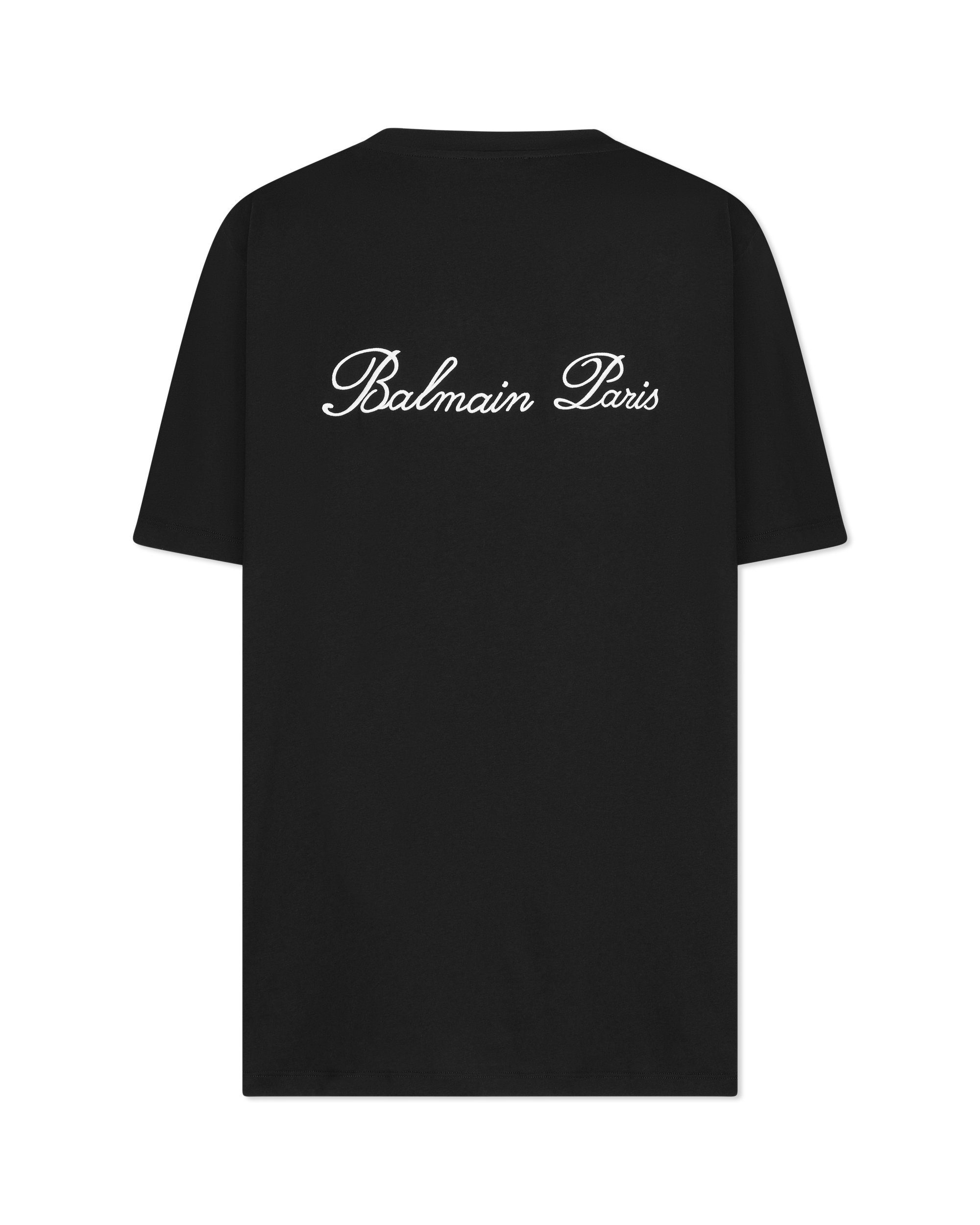 Balmain Signature Embroidered Loose T-Shirt