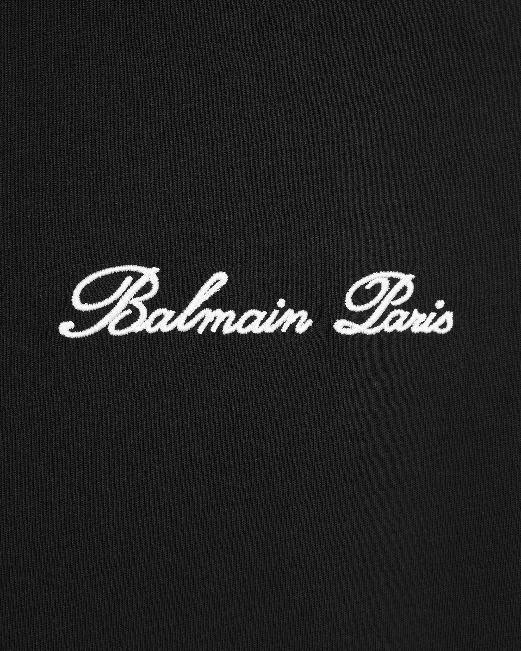 Balmain Signature Embroidered Loose T-Shirt