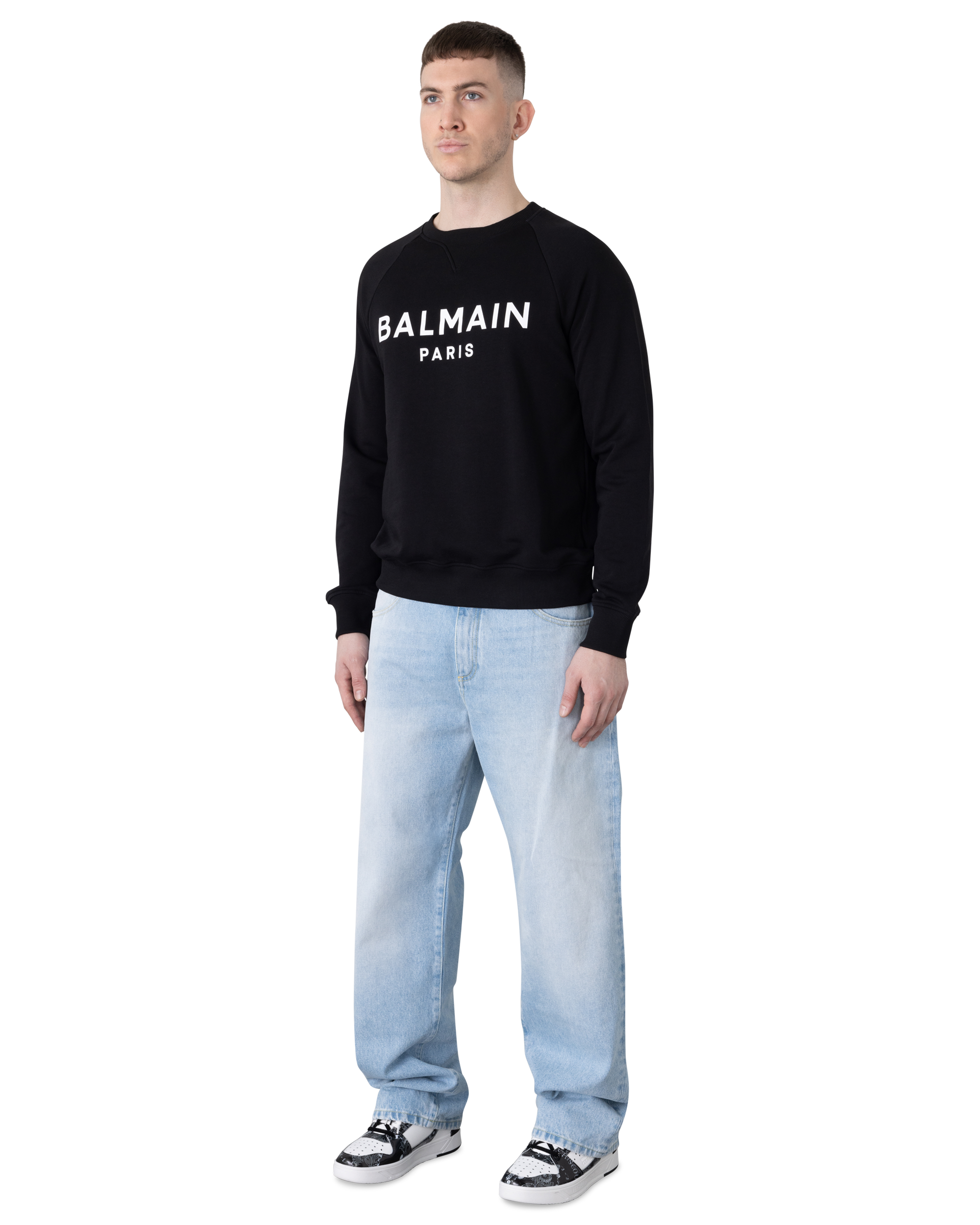 Balmain Paris Printed Sweatshirt