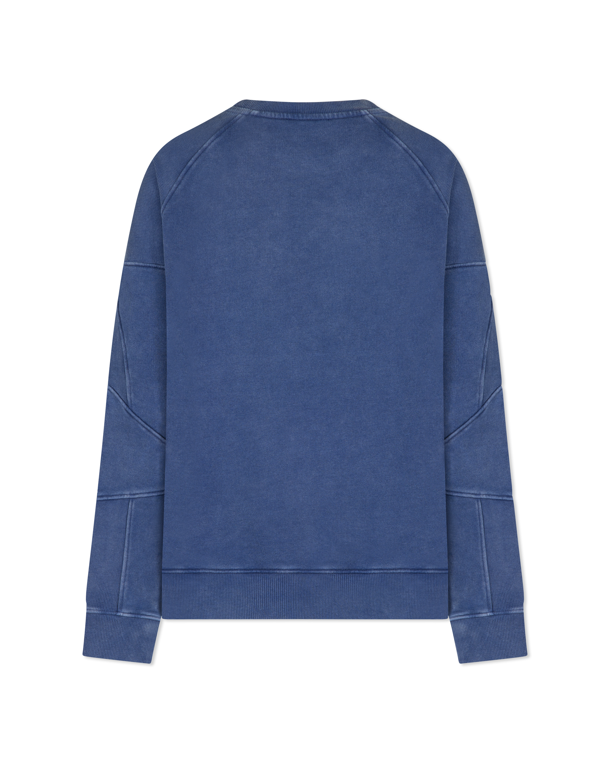 "Coin" Embroidered Ribbed Sweatshirt
